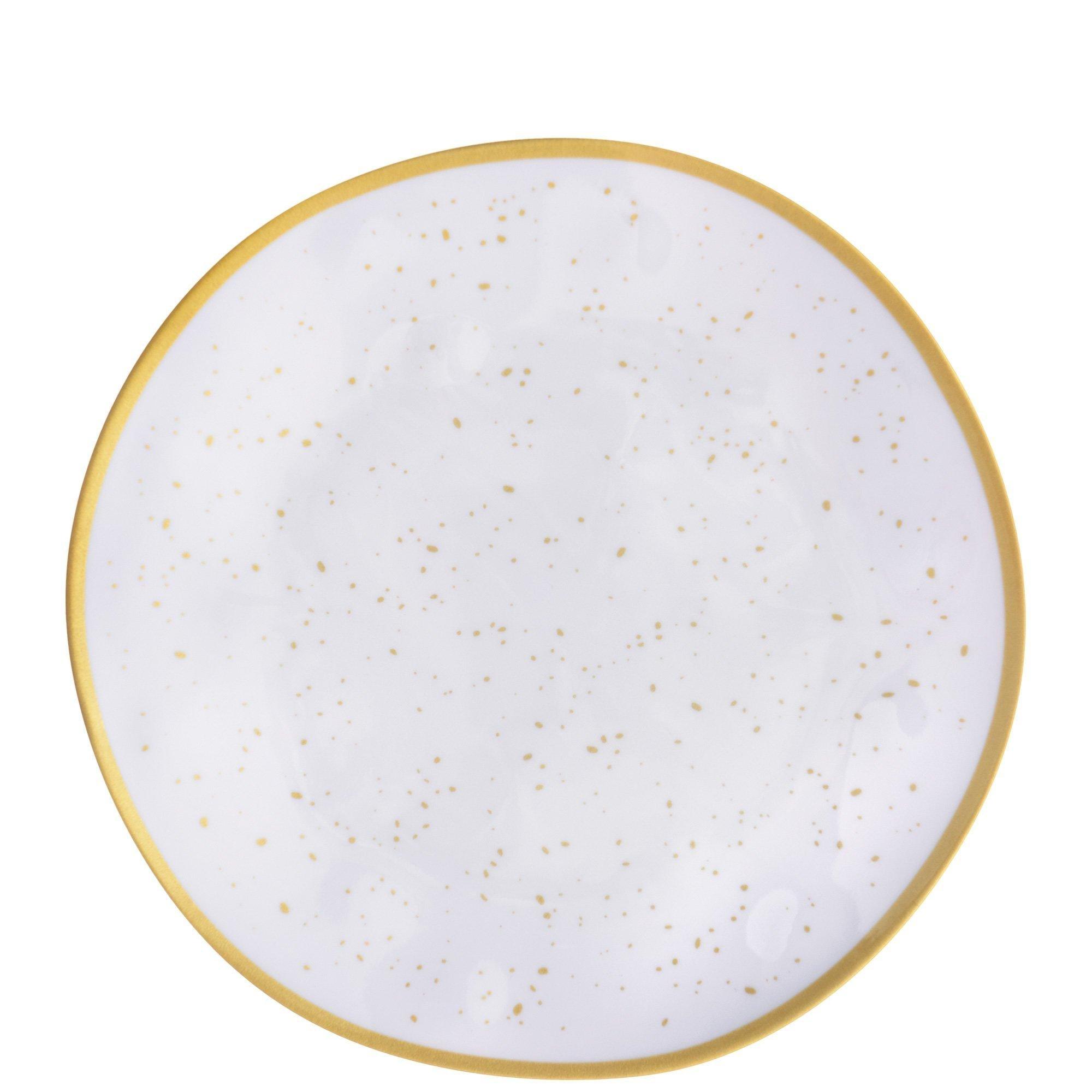 White With Speckles Melamine Dessert Plate. 8.3in. Assorted Colors - Image 2
