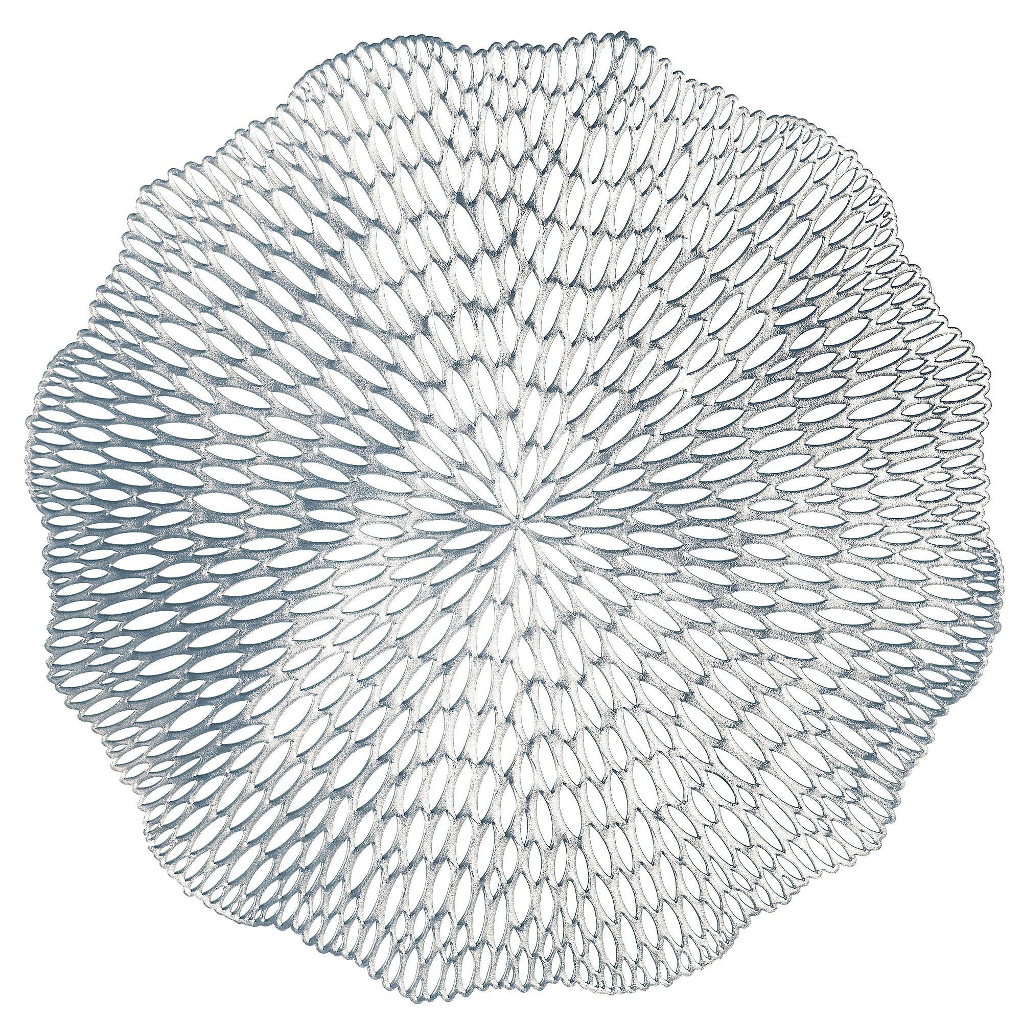 Metallic Blossom Premium Vinyl Placemats. 14.5in. 4ct. Assorted Colors - Image 4
