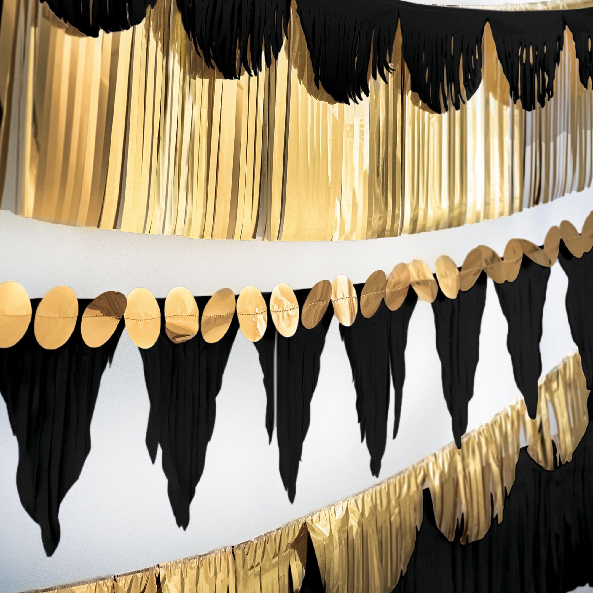 Multishape Fringe Paper Banners. 6ft. 6ct. Assorted Colors - Image 2