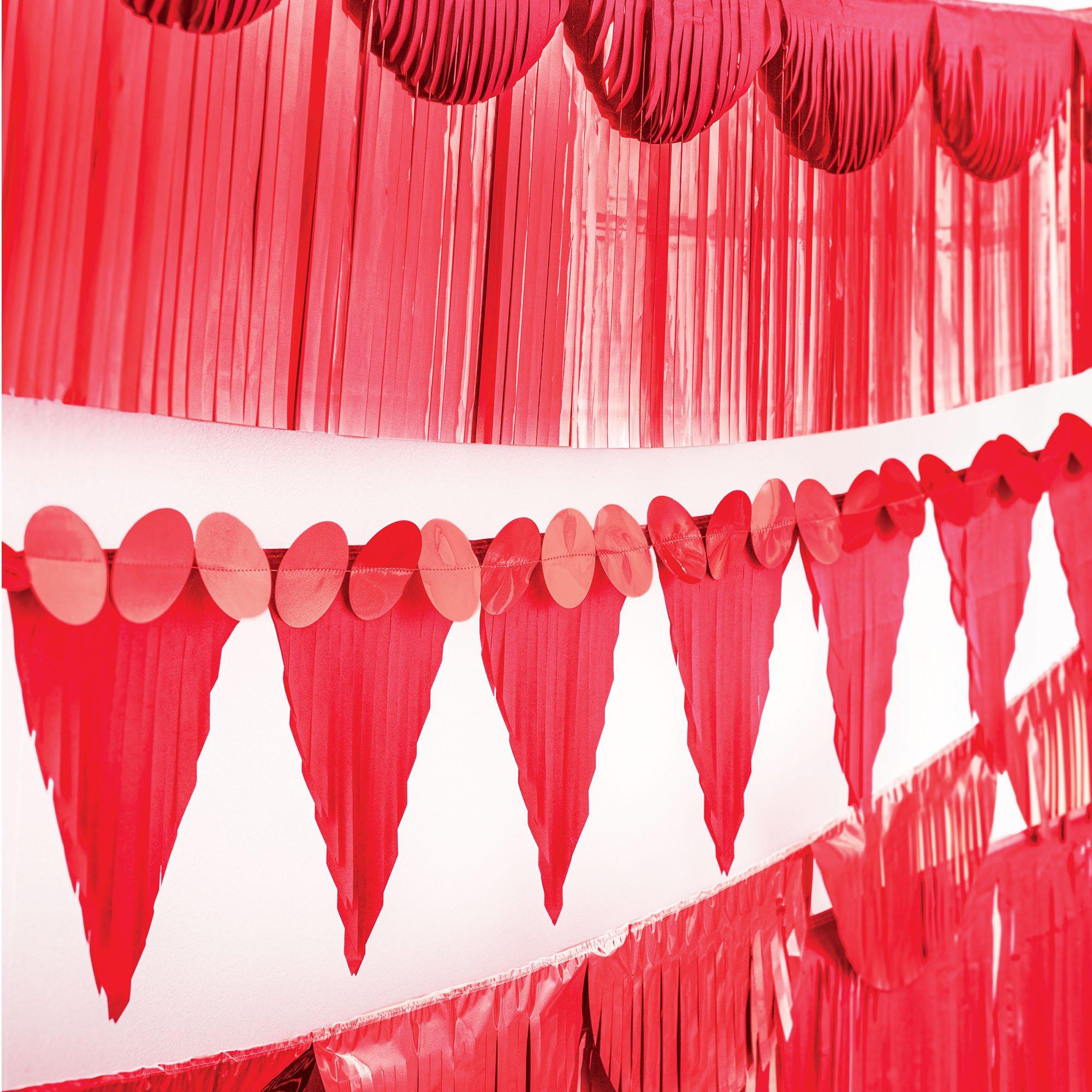 Multishape Fringe Paper Banners. 6ft. 6ct. Assorted Colors - Image 4