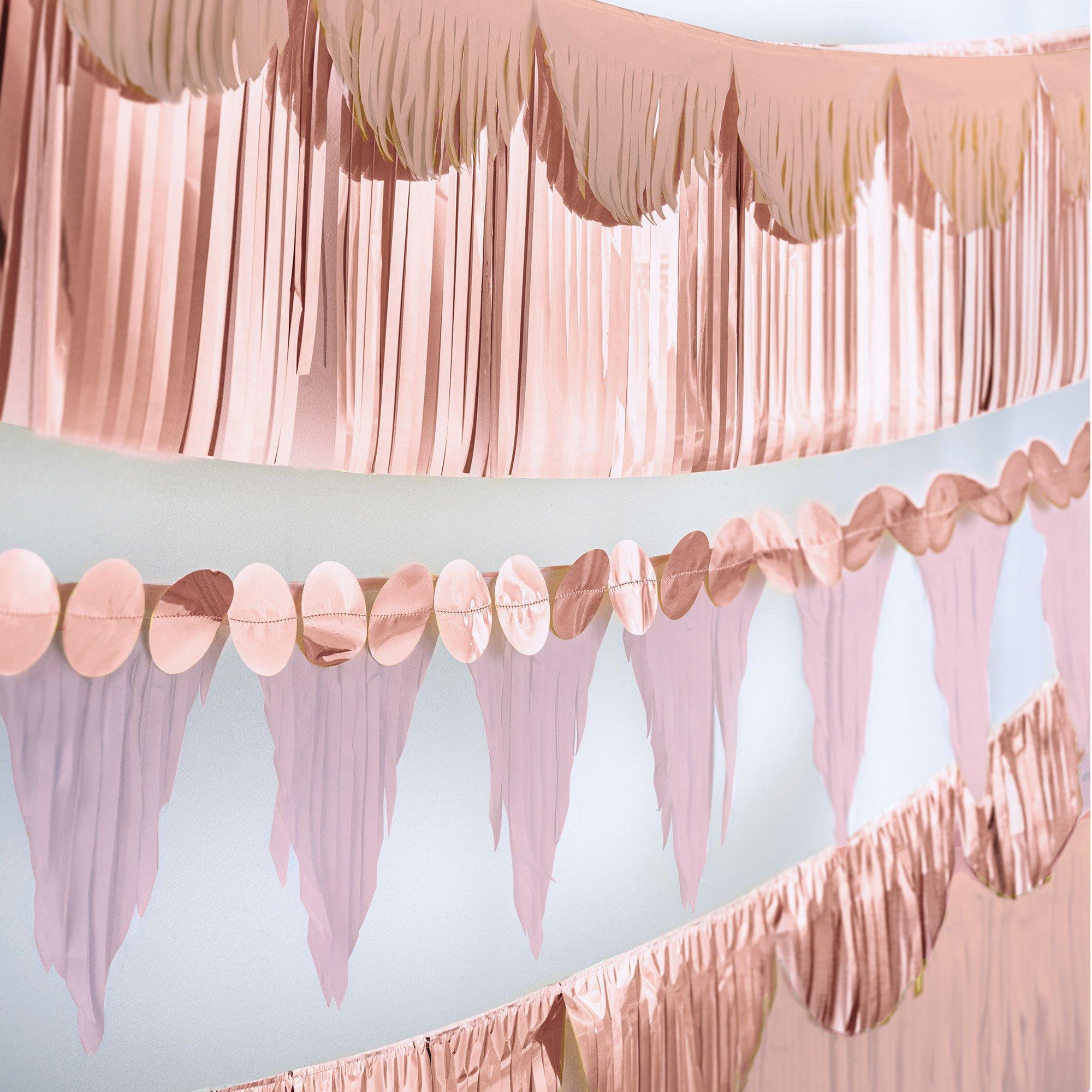 Multishape Fringe Paper Banners. 6ft. 6ct. Assorted Colors - Image 5