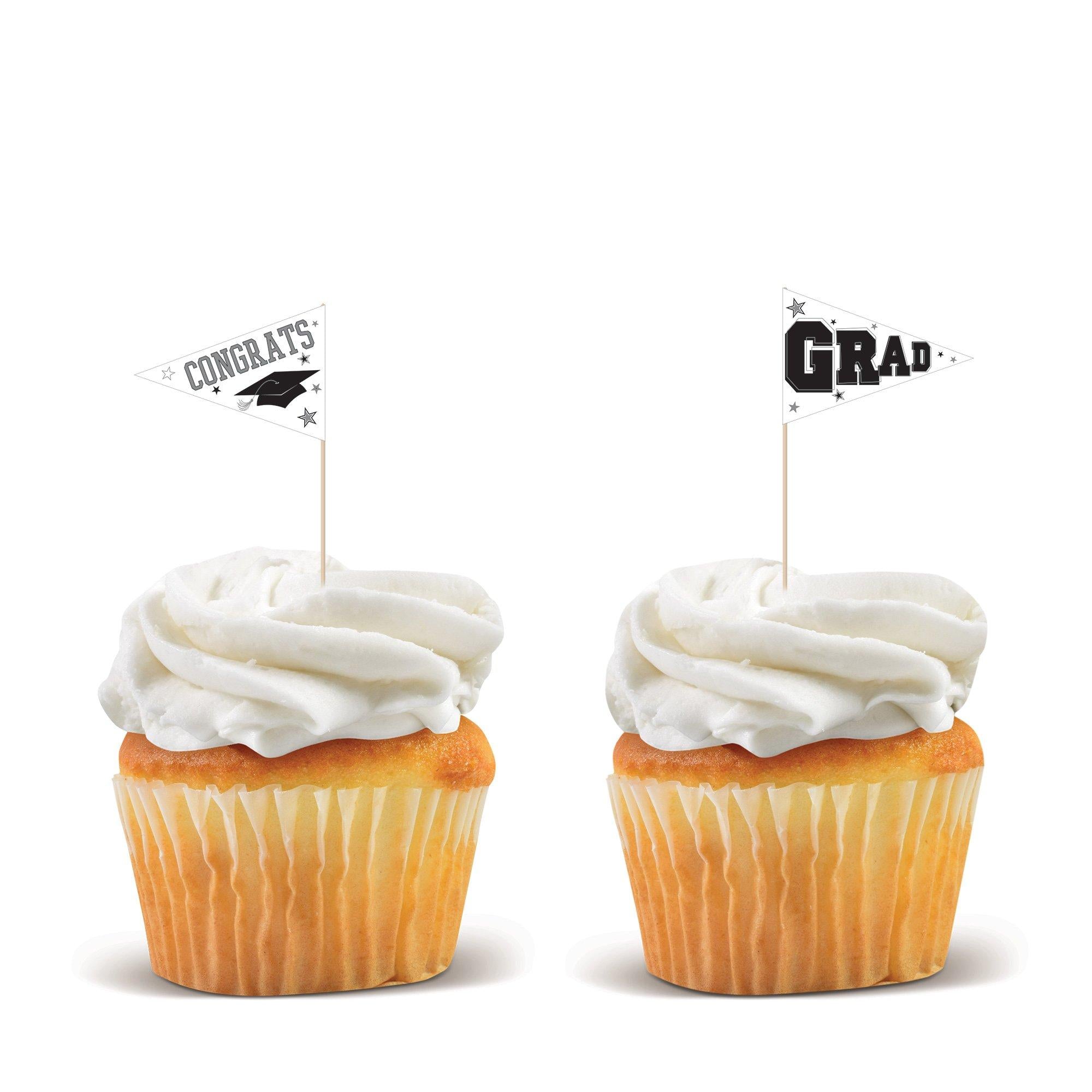 Congrats Grad Party Picks. 3in. 36ct. Assorted Colors - Image 9