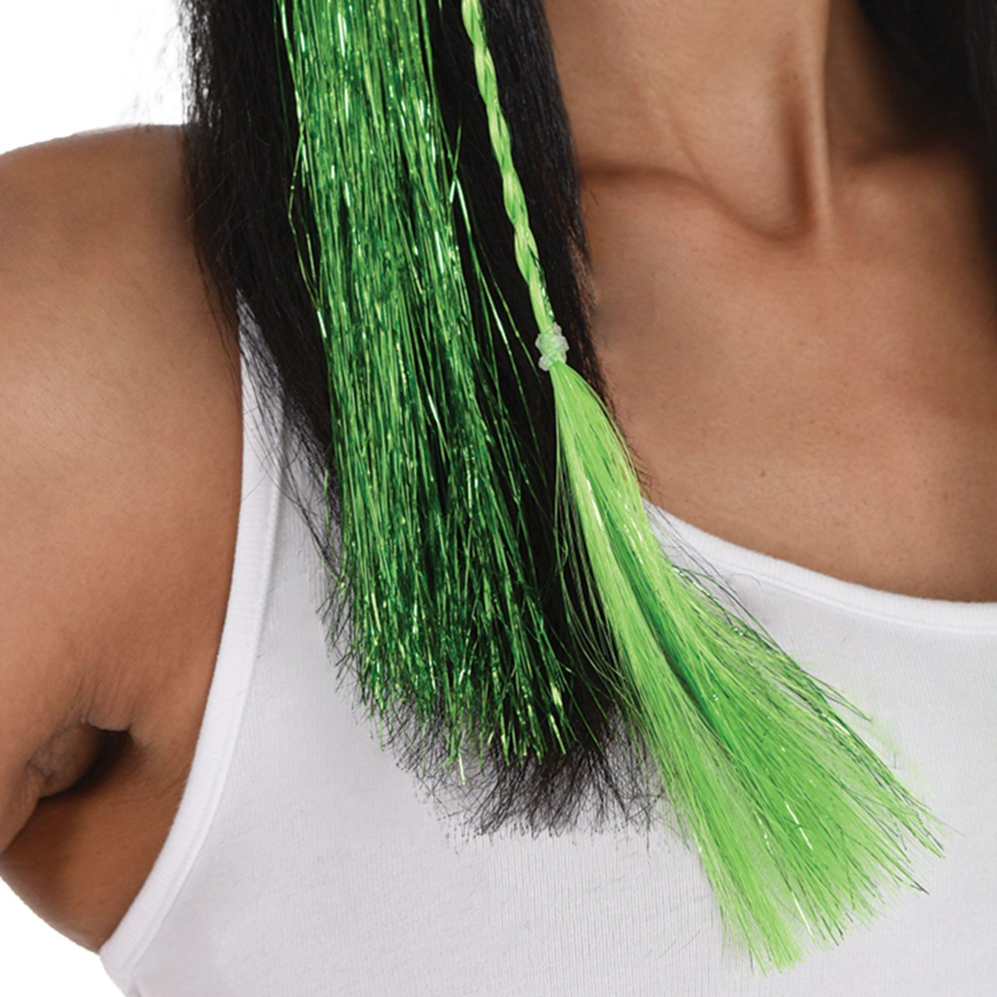 Tinsel Hair Extensions. 3pc. Assorted Colors - Image 3