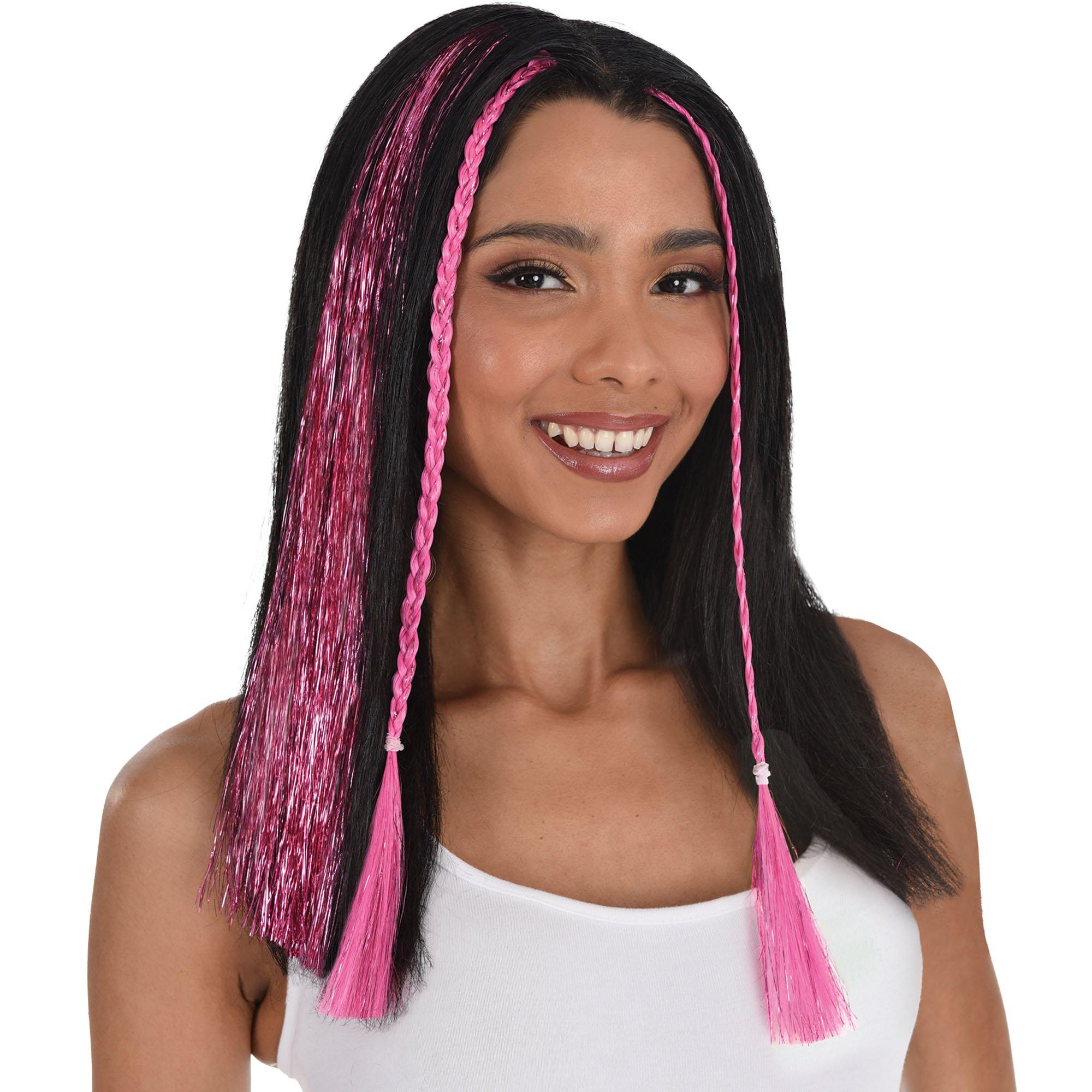 Tinsel Hair Extensions. 3pc. Assorted Colors - Image 4