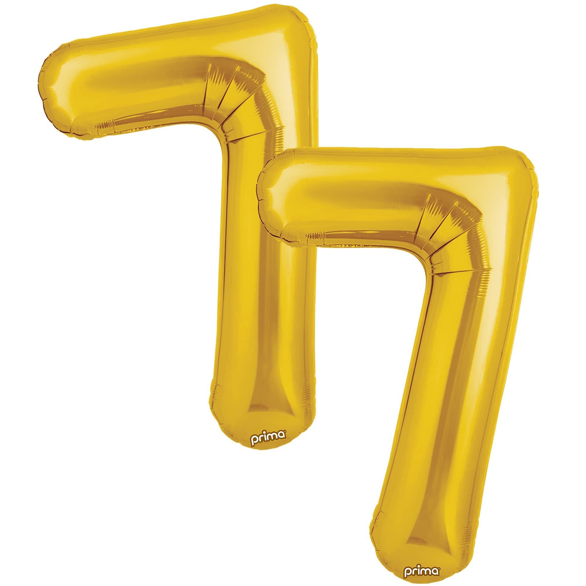 16in Air-Filled Number (0-9) Balloons. 2ct. Assorted Colors - Image 9