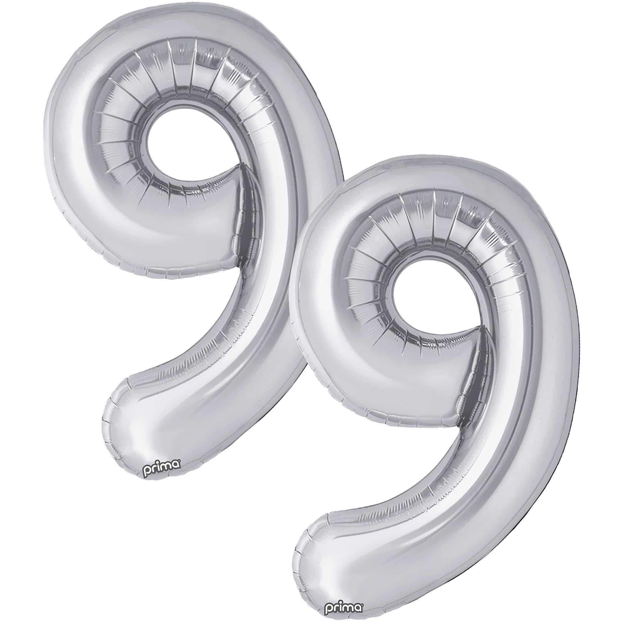 16in Air-Filled Number (0-9) Balloons. 2ct. Assorted Colors - Image 21
