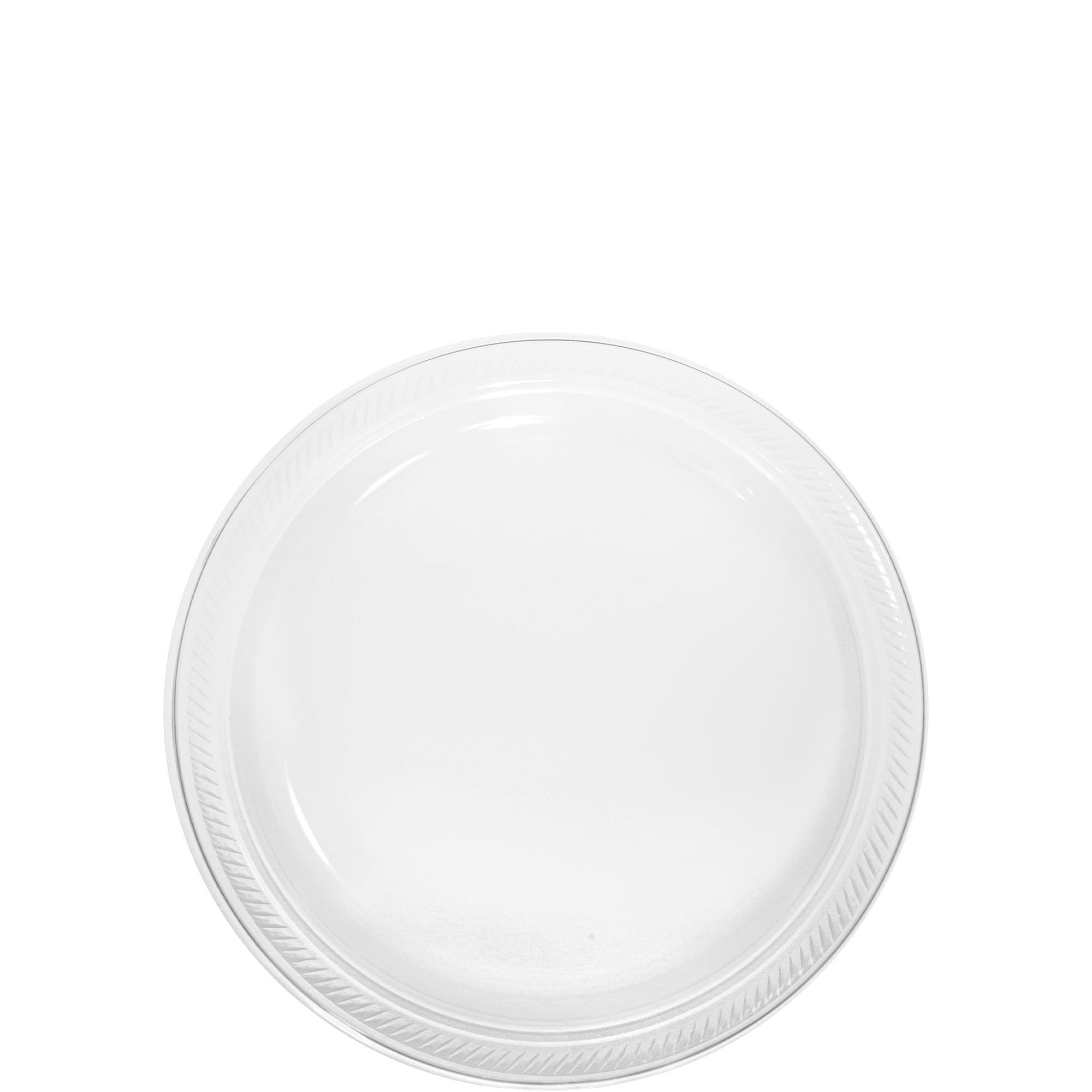 Plastic Dessert Plates. 7in. Assorted Colors. Multiple Counts - Image 11