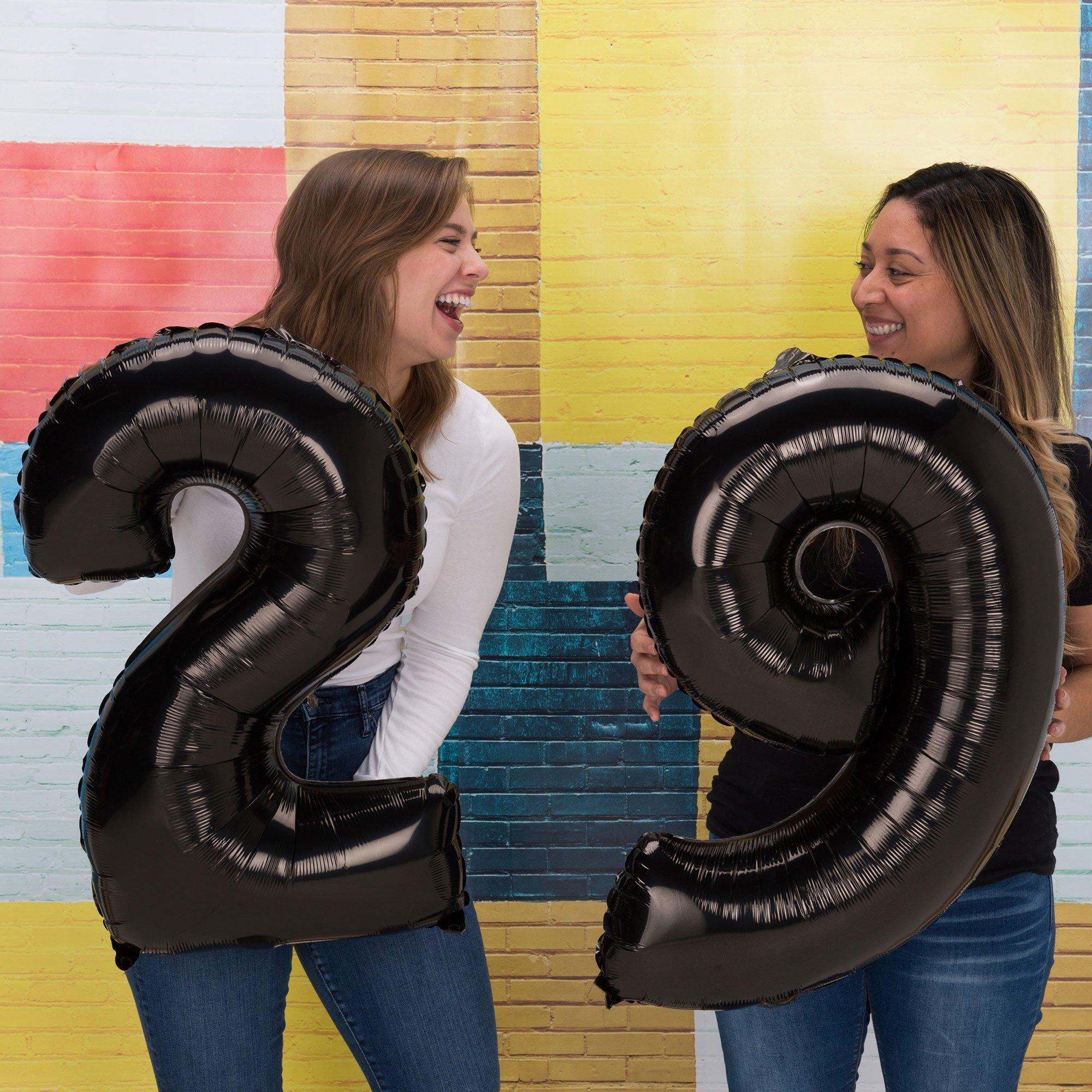 34in Number (0-9) Balloon. Assorted Colors - Image 21