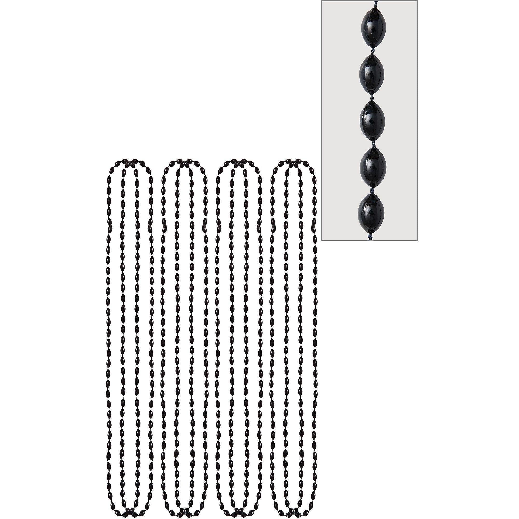 Metallic Bead Necklaces. Assorted Colors. Multiple Counts - Image 4