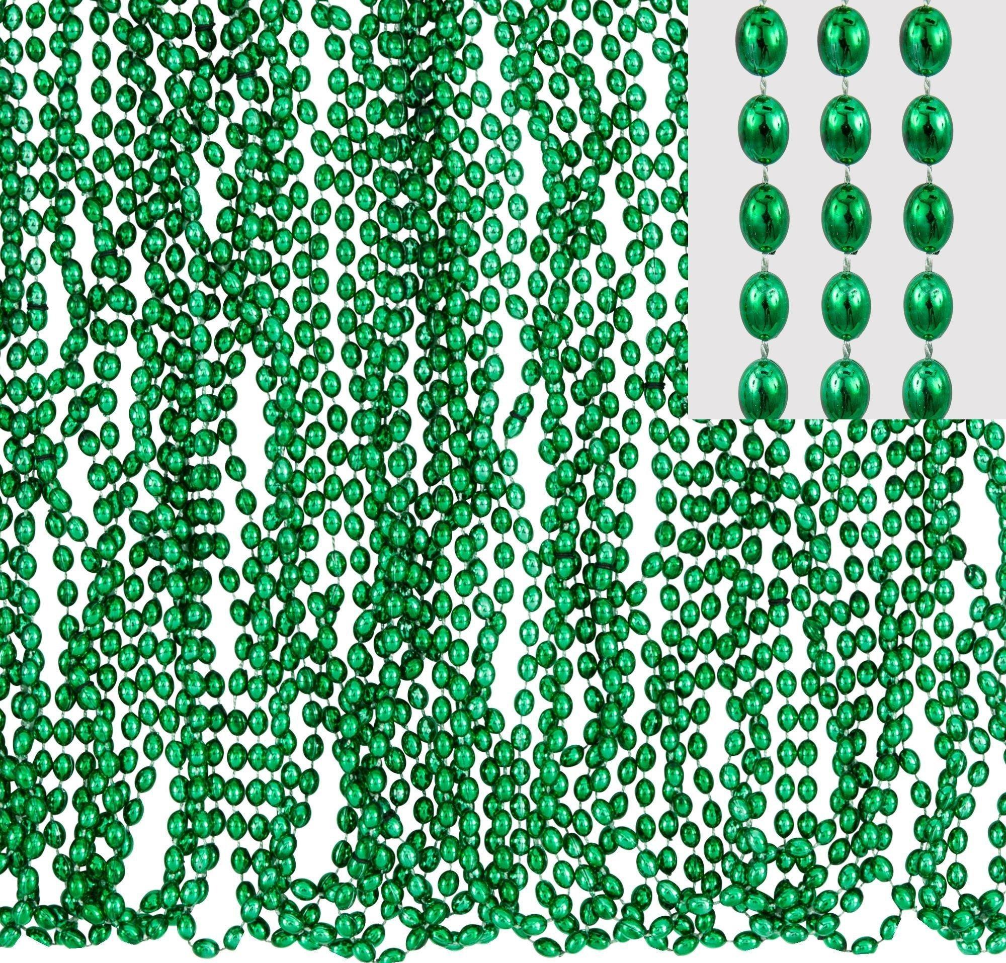 Metallic Bead Necklaces. Assorted Colors. Multiple Counts - Image 6