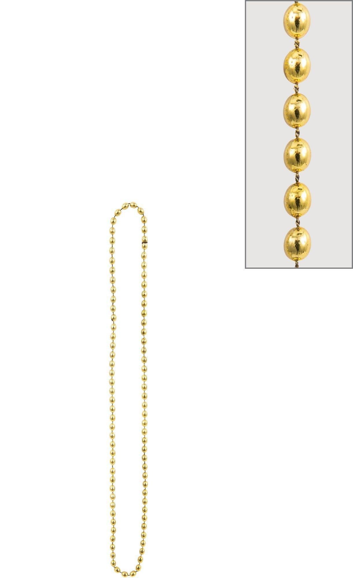Metallic Bead Necklaces. Assorted Colors. Multiple Counts - Image 8