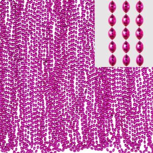Metallic Bead Necklaces. Assorted Colors. Multiple Counts