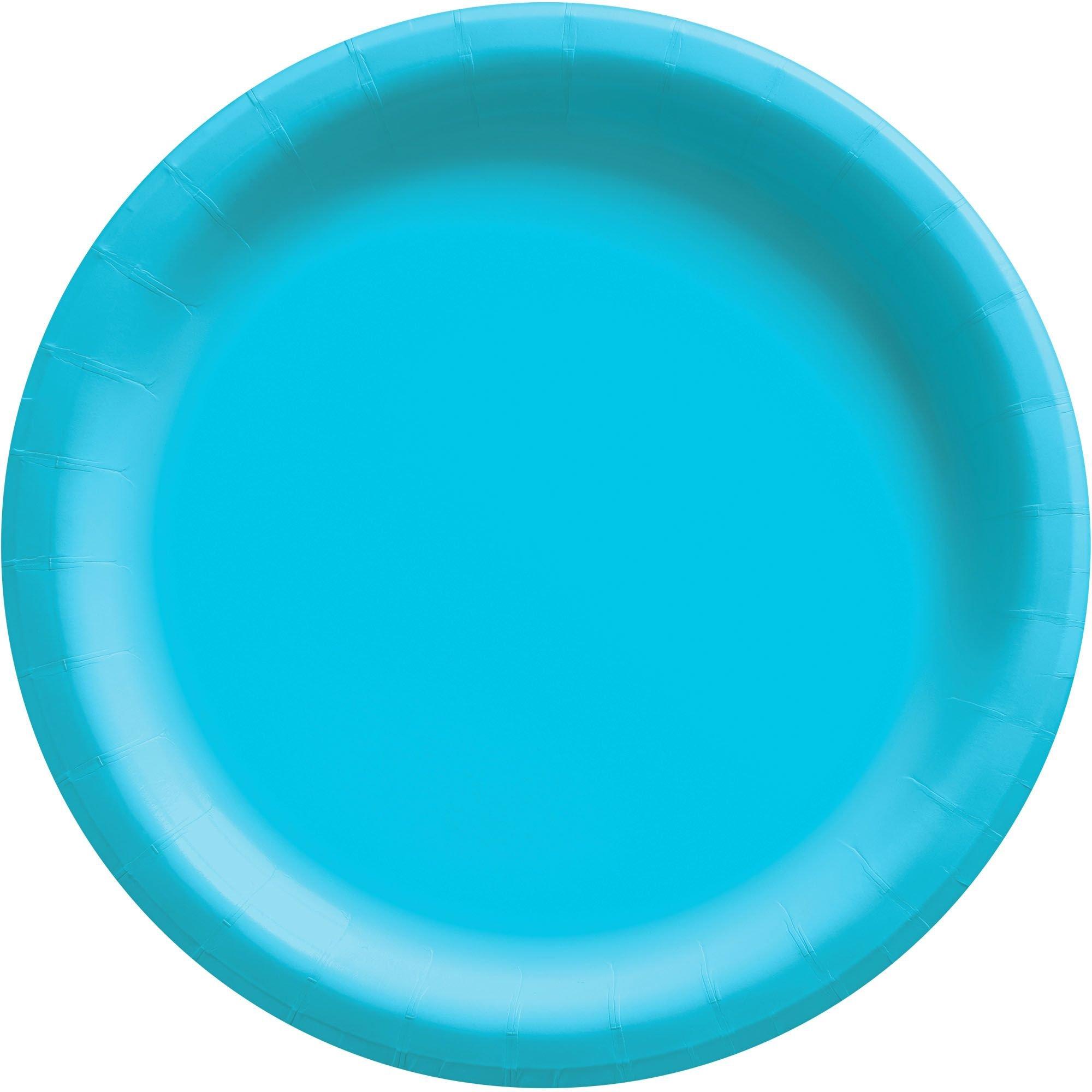 Extra Sturdy Paper Dinner Plates. 10in. Assorted Colors. Multiple Counts - Image 11