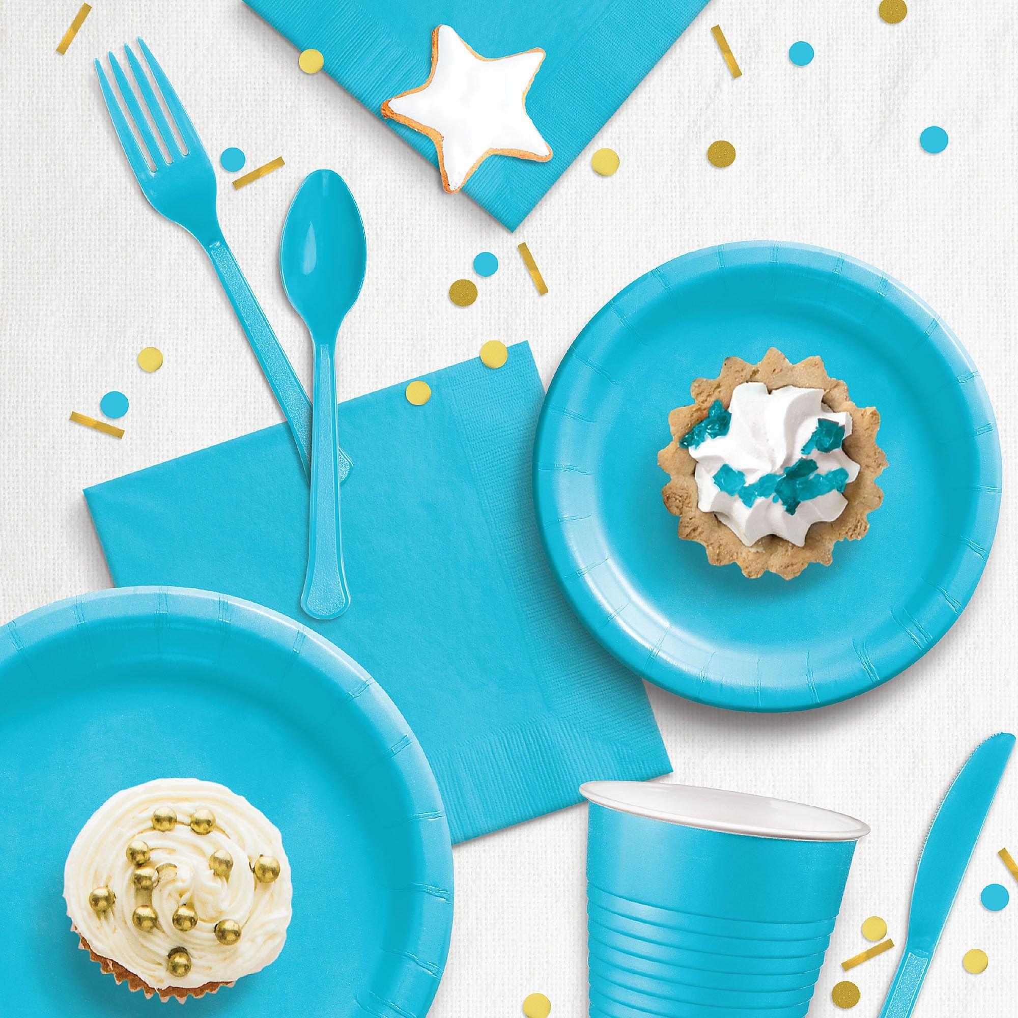 Extra Sturdy Paper Dinner Plates. 10in. Assorted Colors. Multiple Counts - Image 12
