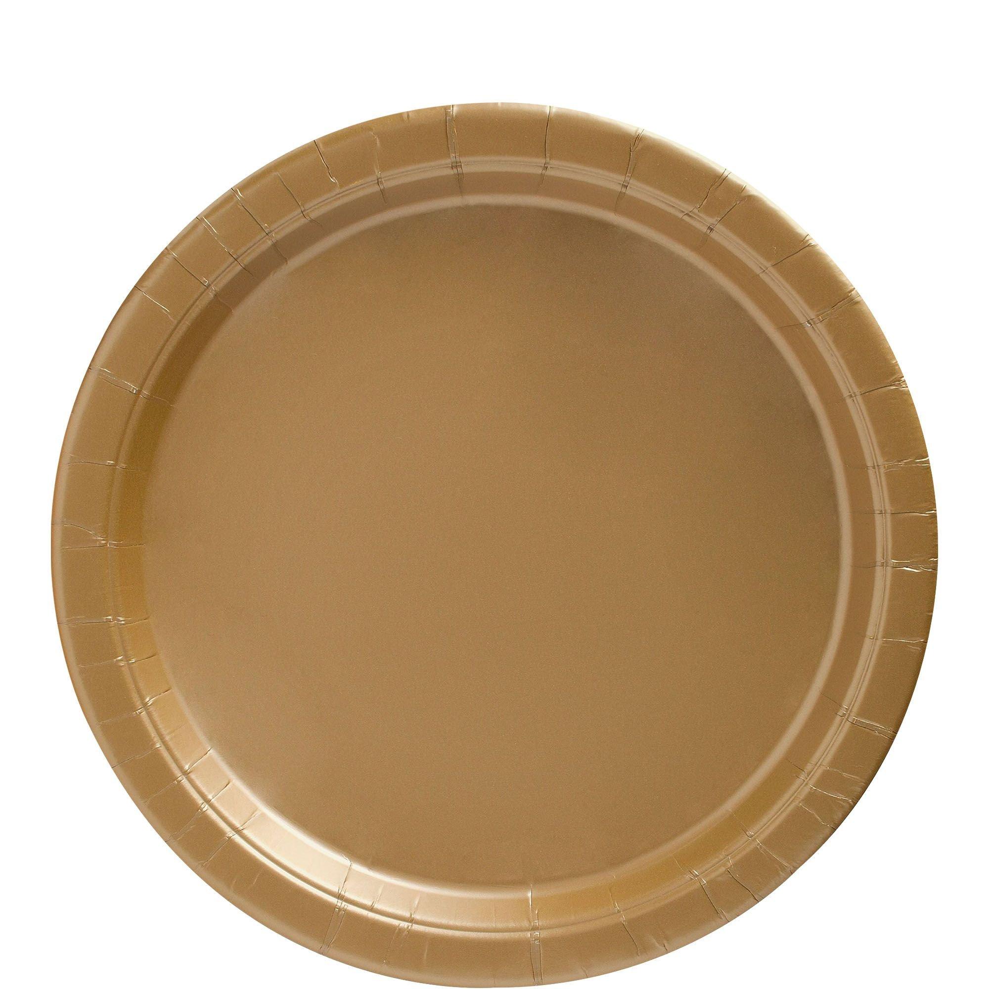 Extra Sturdy Paper Lunch Plates. 8.5in. Assorted Colors. Multiple Counts - Image 14