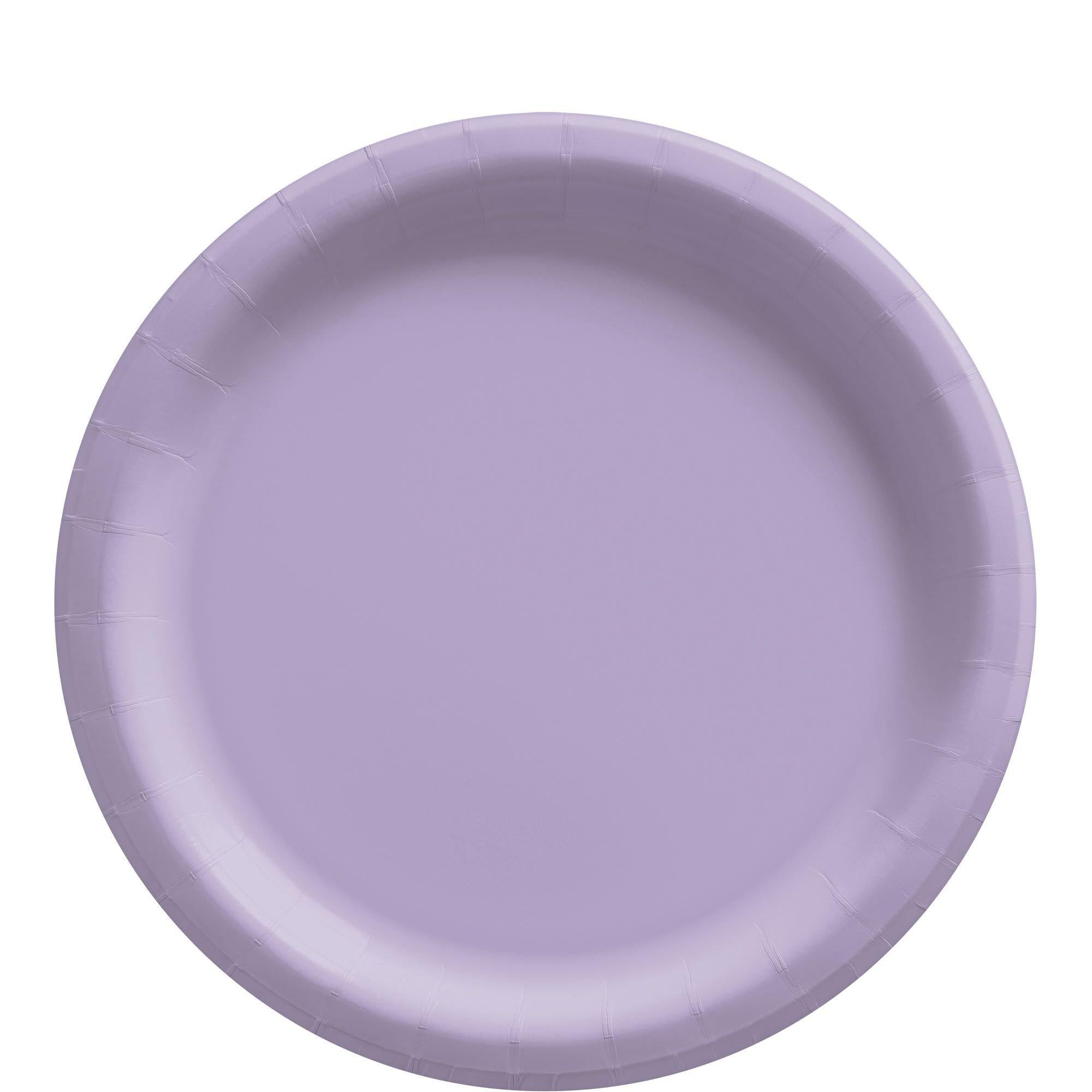 Extra Sturdy Paper Lunch Plates. 8.5in. Assorted Colors. Multiple Counts - Image 26