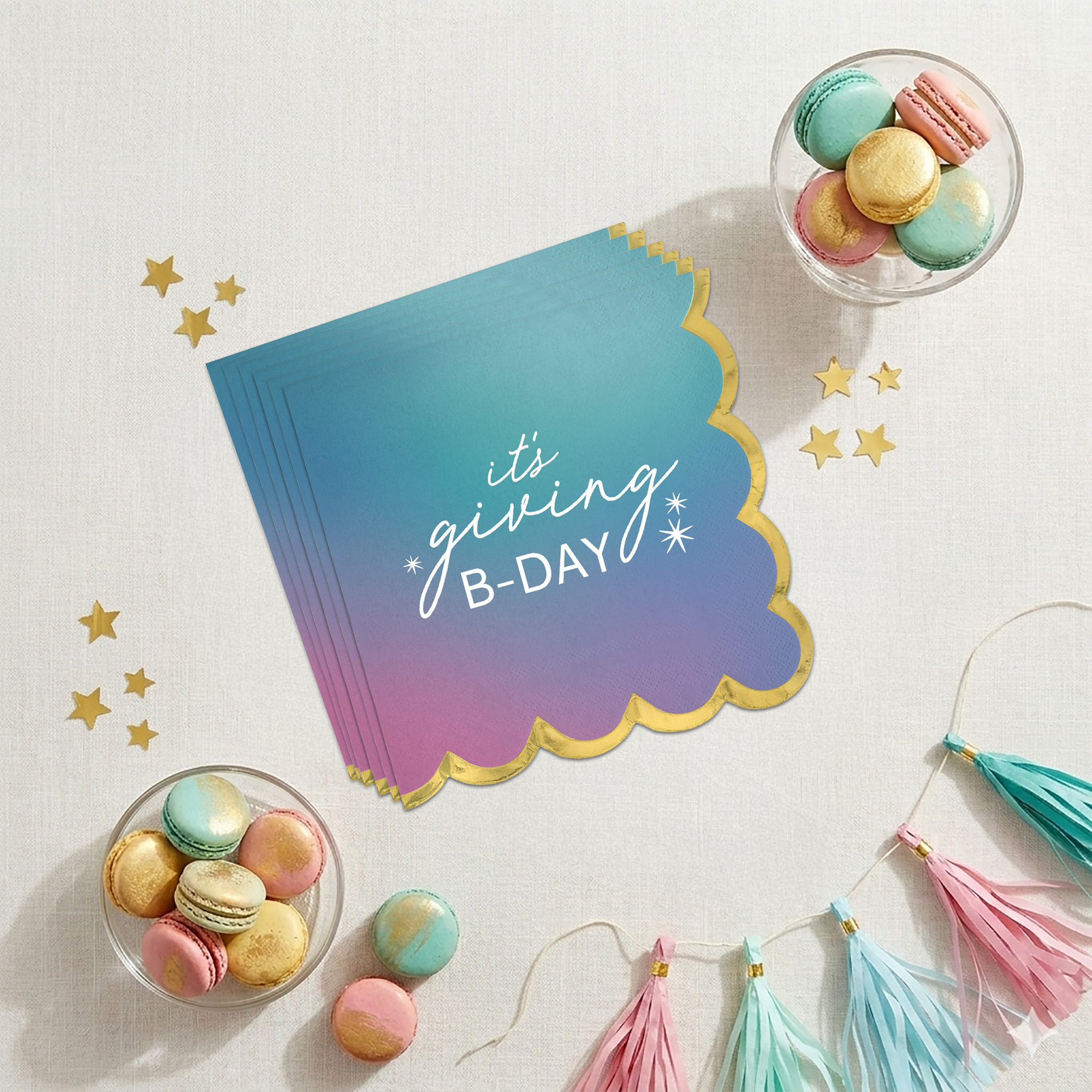 Digital Dream Napkins. 16ct