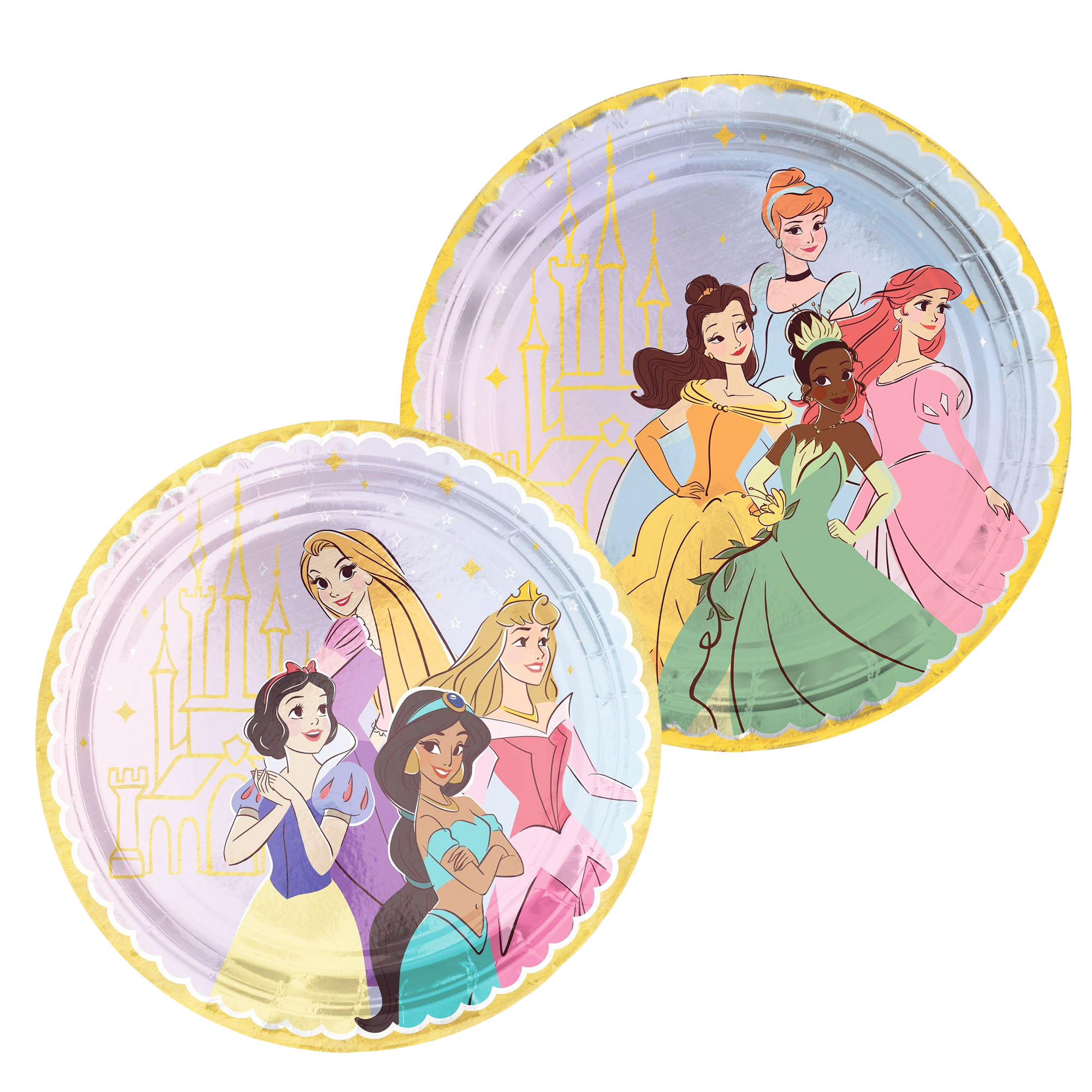 Disney Princess Once Upon A Time Paper Plates. 8ct. Assorted Options