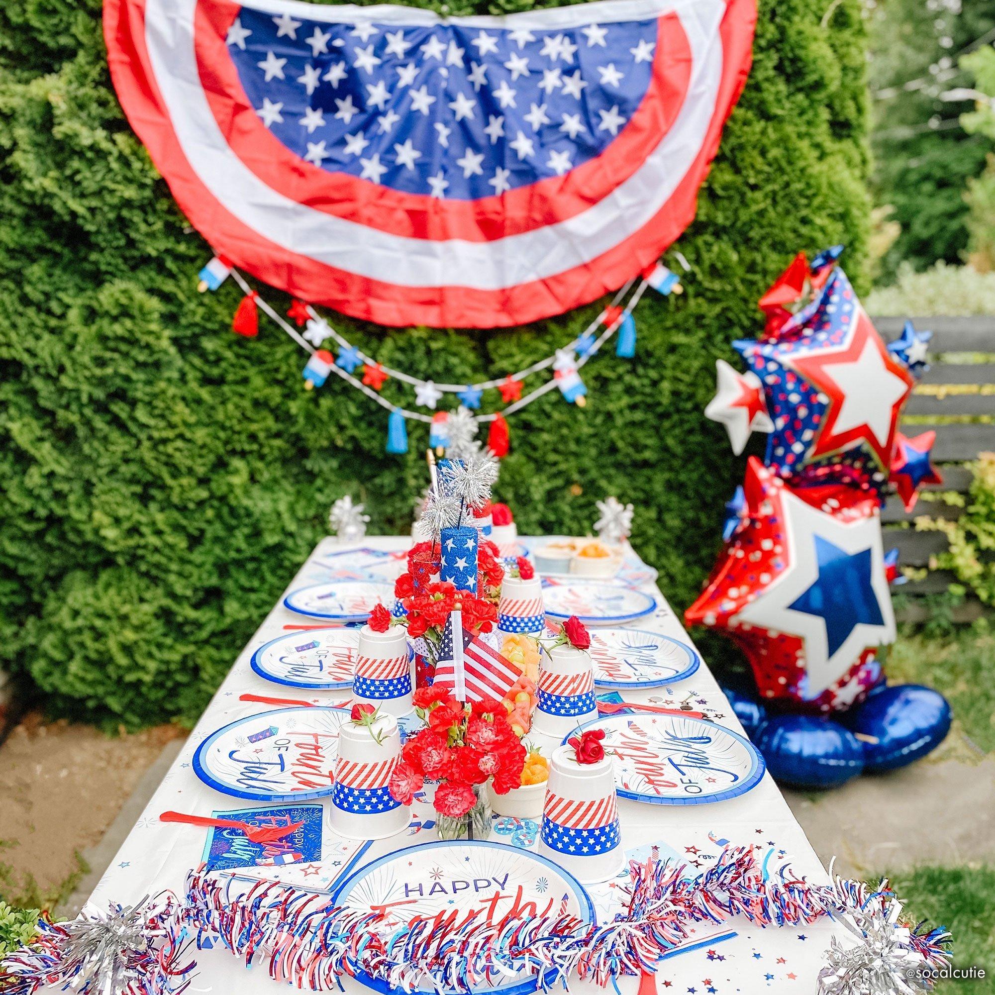 Patriotic American Flag Cups 25ct - Image 3