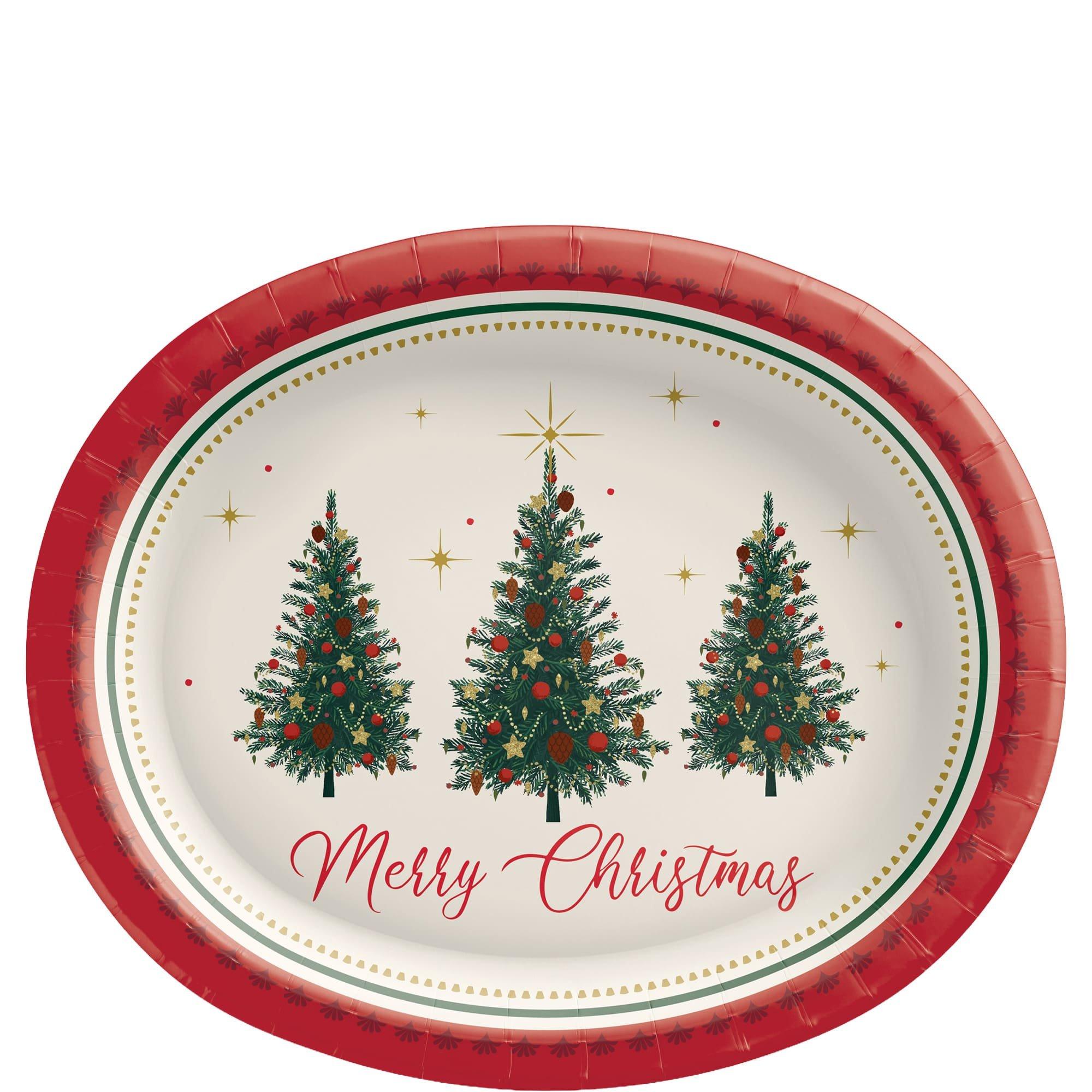 Elegant Evergreen Plate. 8ct. Assorted Options - Image 3