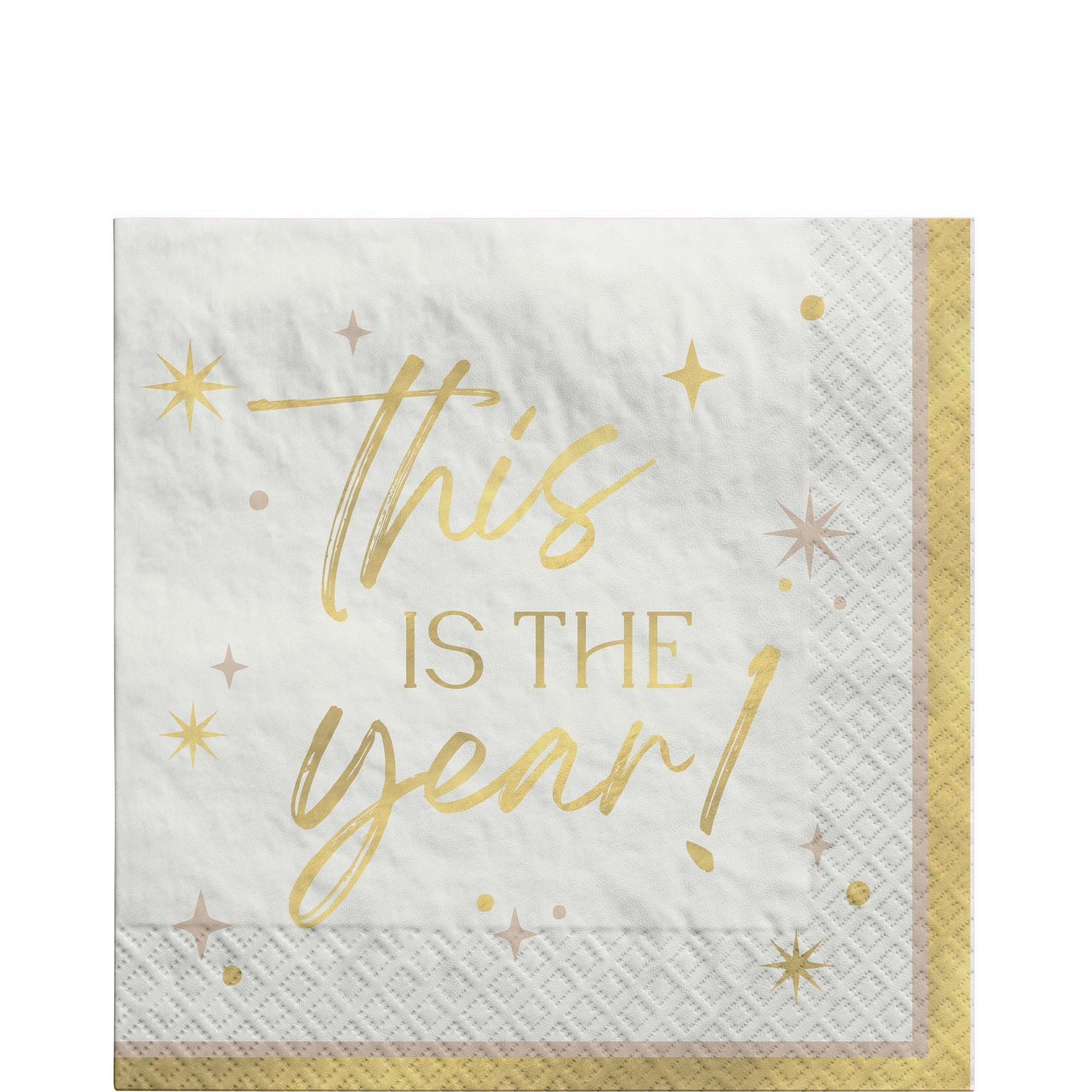 Golden Soiree NYE Napkin. Assorted Options - Image 4