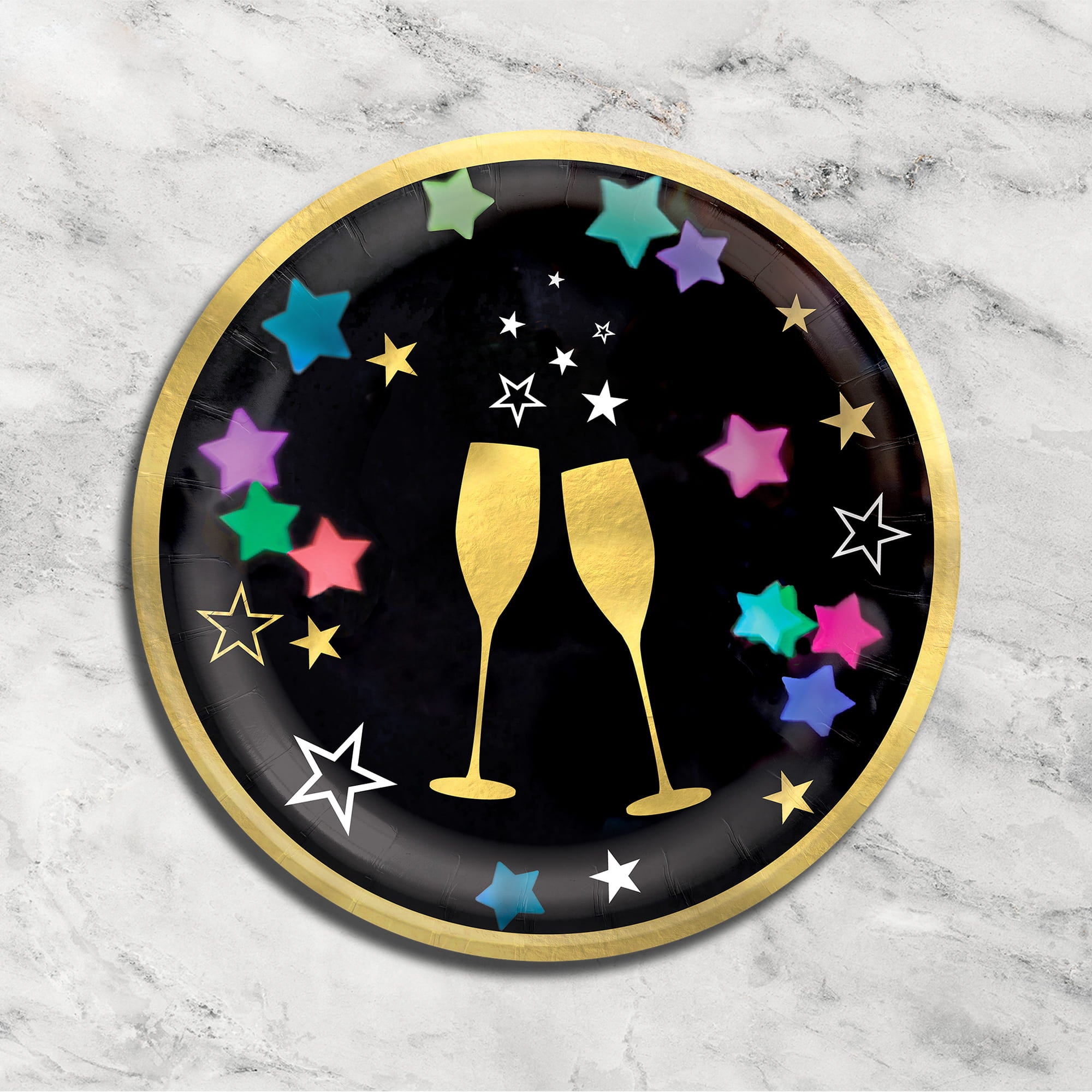 Starlight NYE Dessert Plate. 8ct. Assorted Options - Image 5
