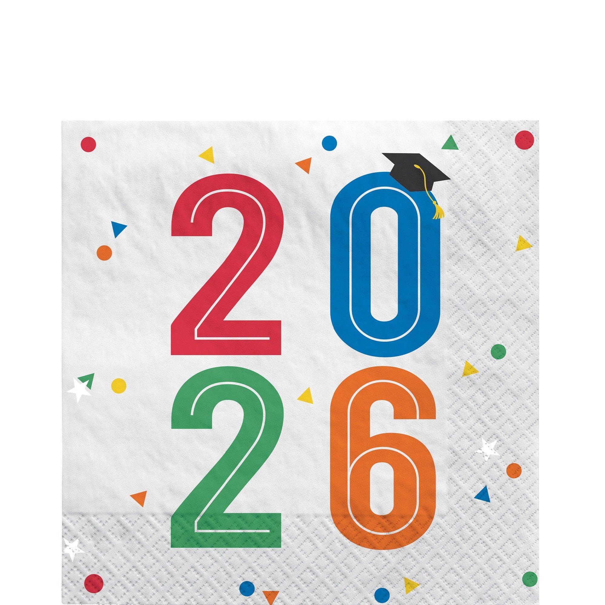 Colorful Future Graduation Paper Napkins. 16ct - Image 4