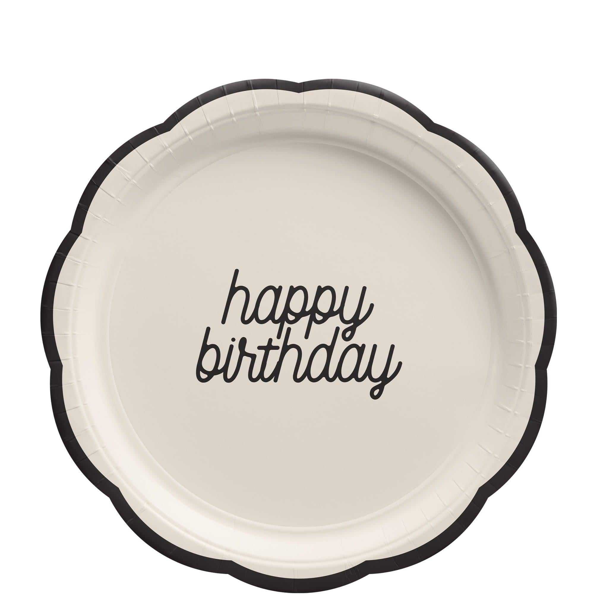 Birthday Chic Paper Plate. 8ct. Assorted Options - Image 4