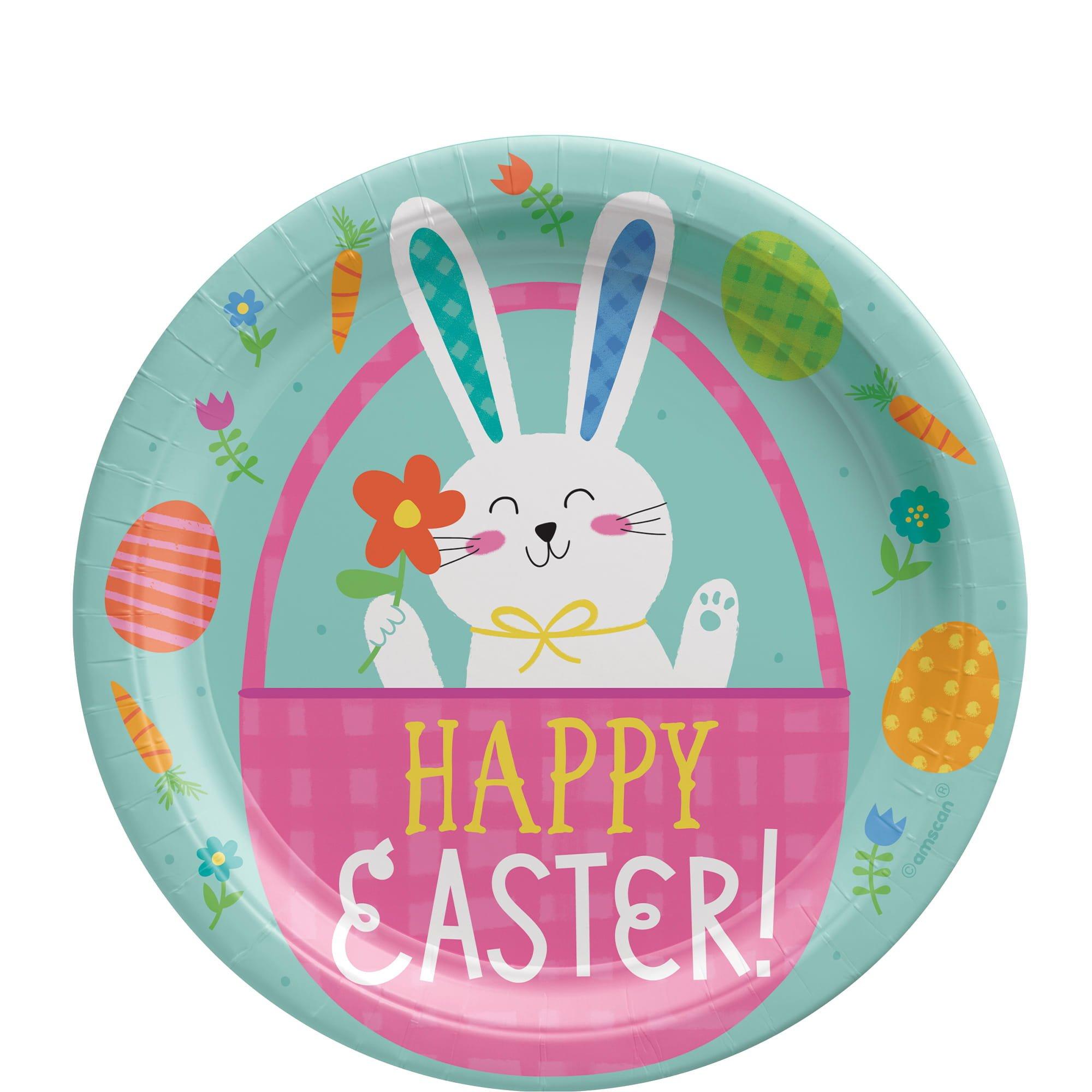 Funny Bunny Easter Paper Plates. 9in. 8ct. Assorted Options - Image 3