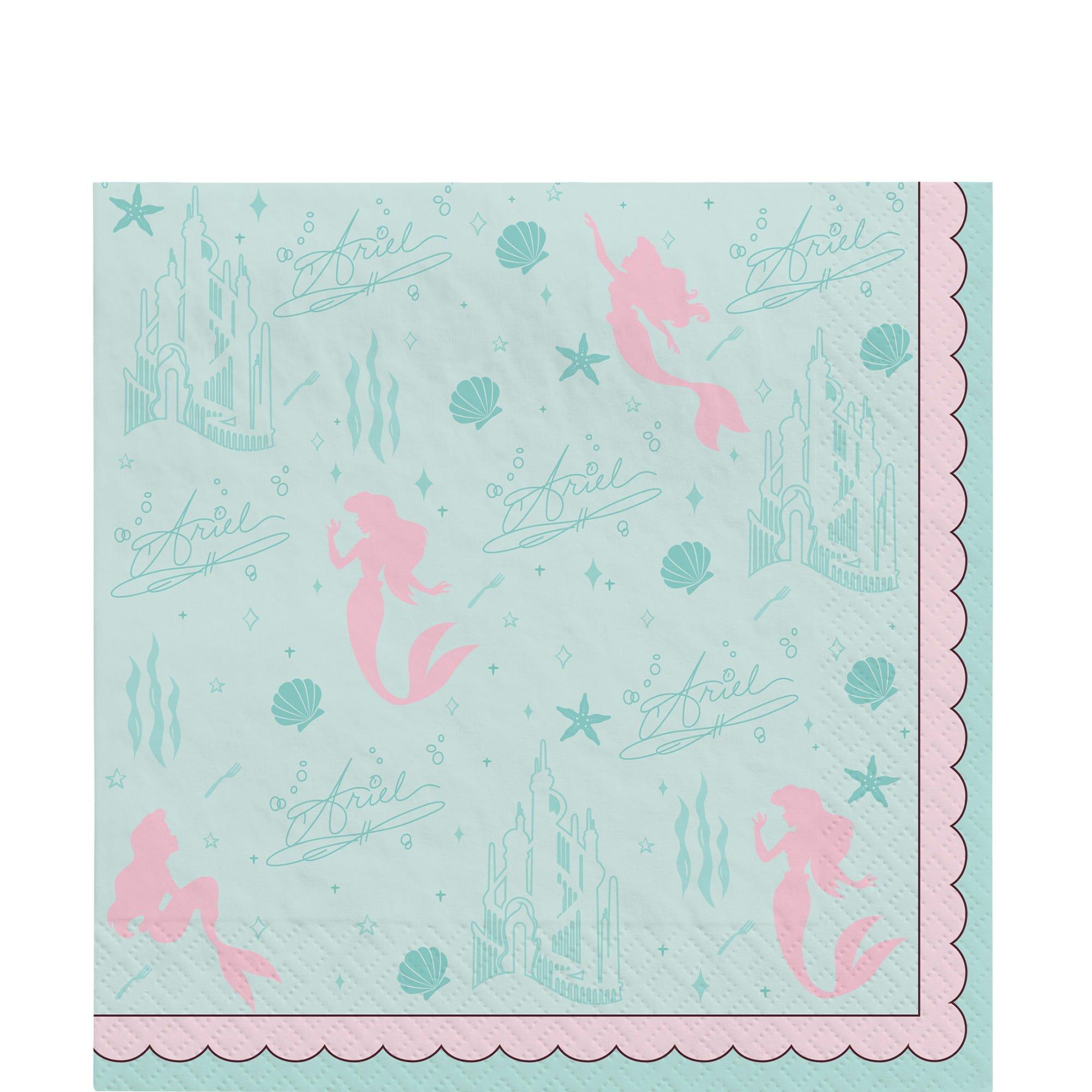 Disney Ariel Once Upon A Time Lunch Napkins. 16ct. Assorted Options
