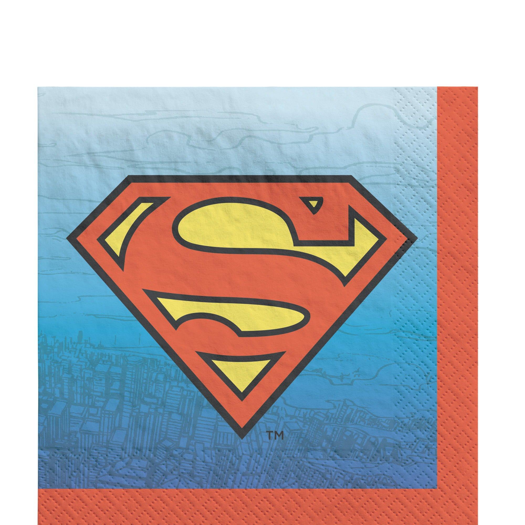 Superman Beverage Napkins. 16ct. Assorted Options - Image 3