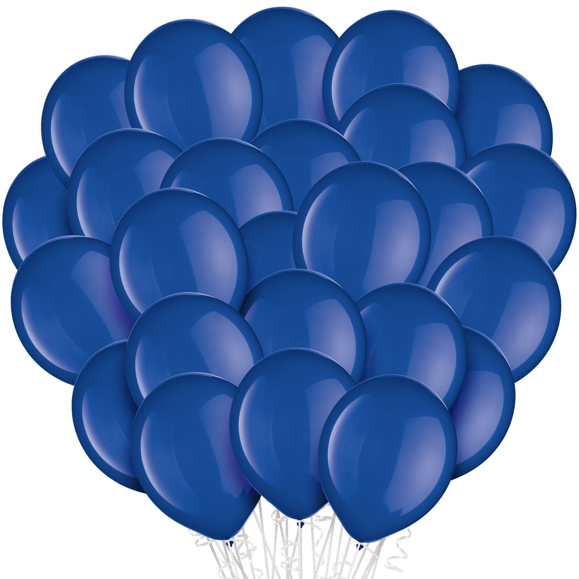 Royal Blue Latex Balloons. Assorted Options - Image 2