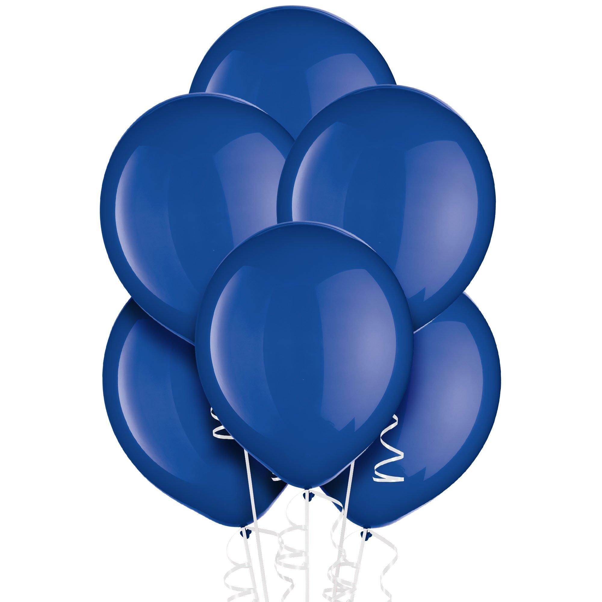 Royal Blue Latex Balloons. Assorted Options - Image 3