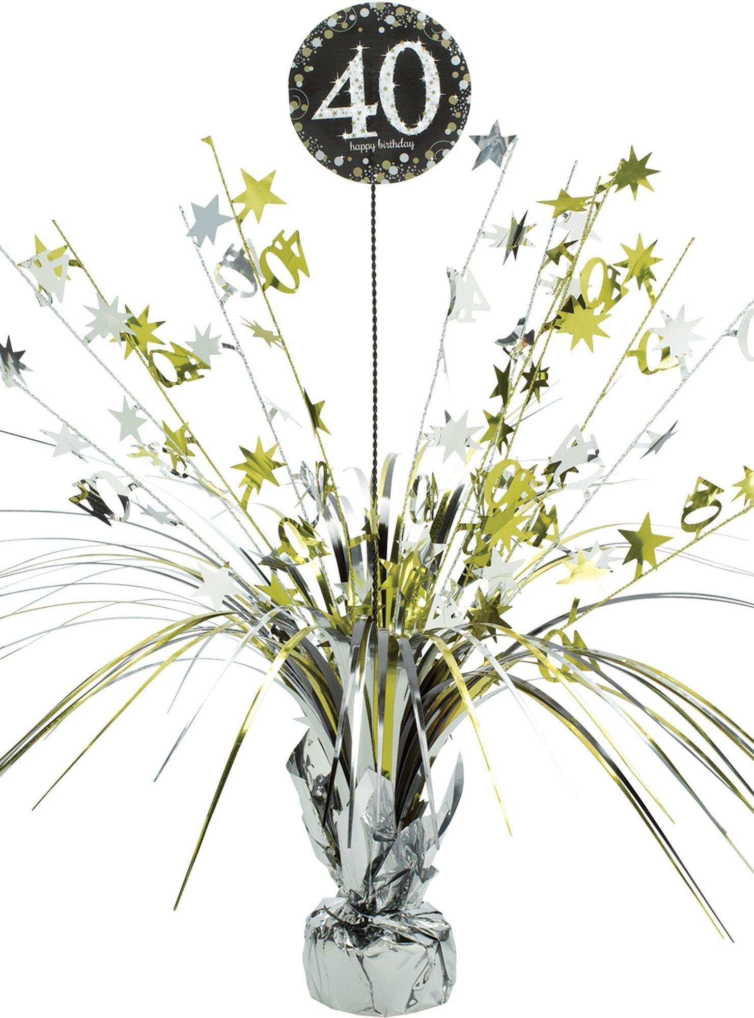 Sparkling Celebration 40th Birthday Party Supplies Kit - Image 4