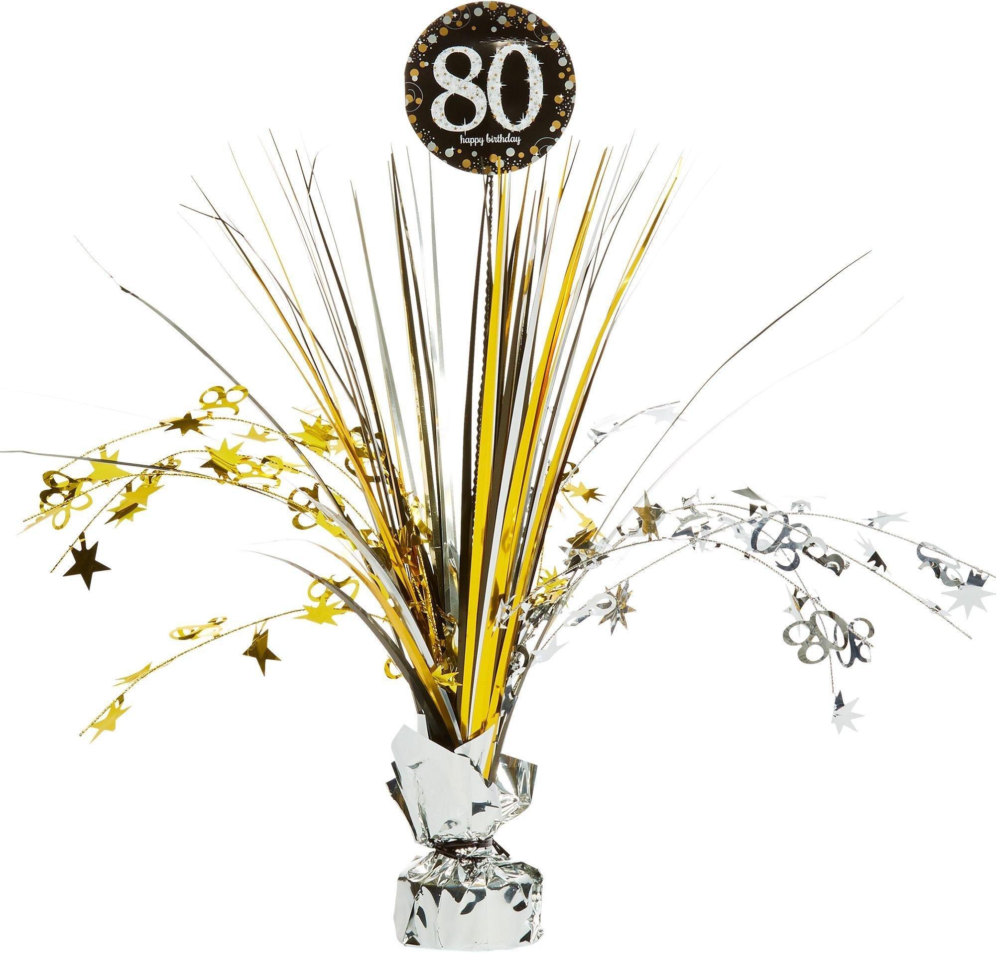Milestone Birthday Spray Centerpiece - Sparkling Celebration. Ages 30. 40. 50. 60. 70. 80 - Image 8