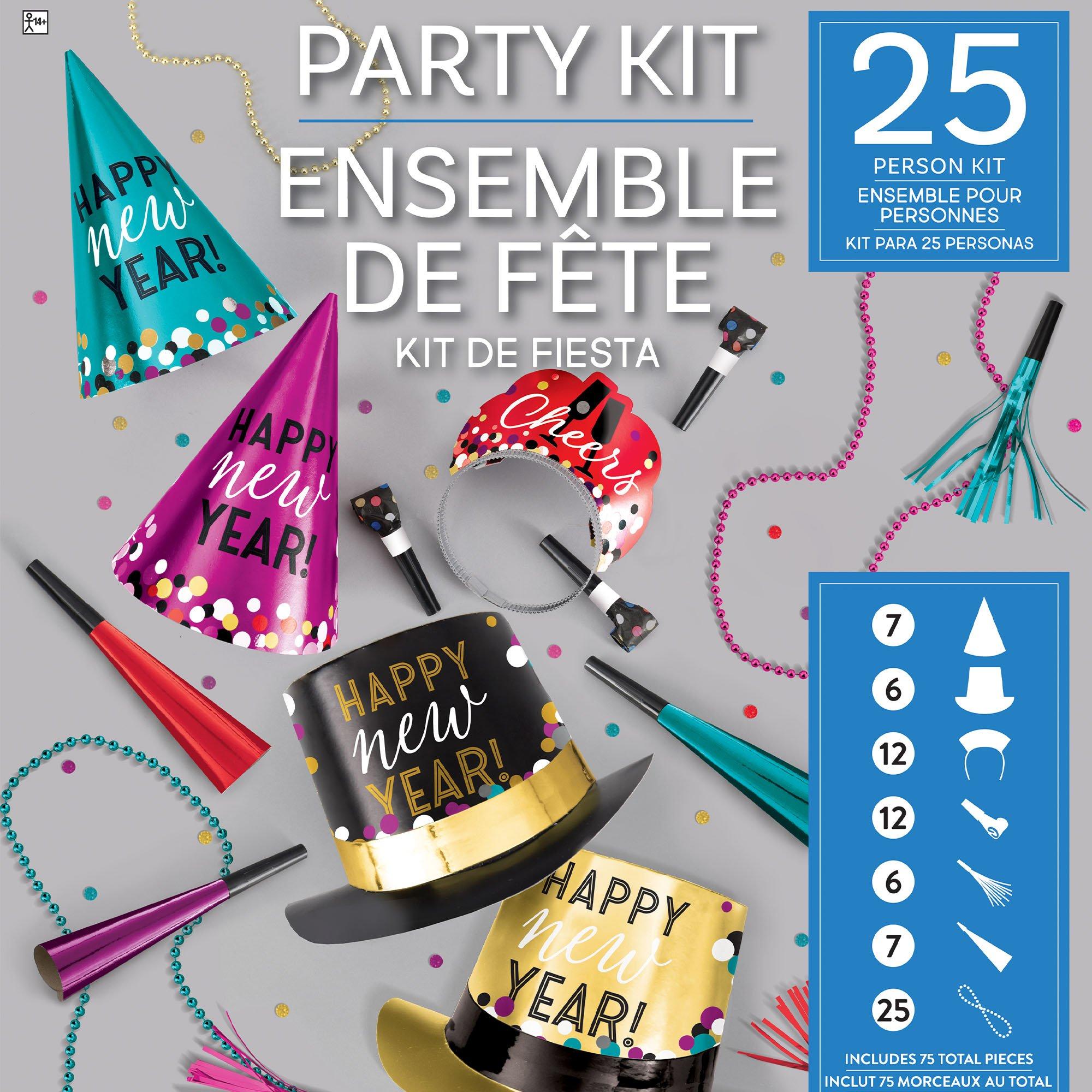 Colorful Confetti New Year's Eve Party Kit. Multiple Counts - Image 16