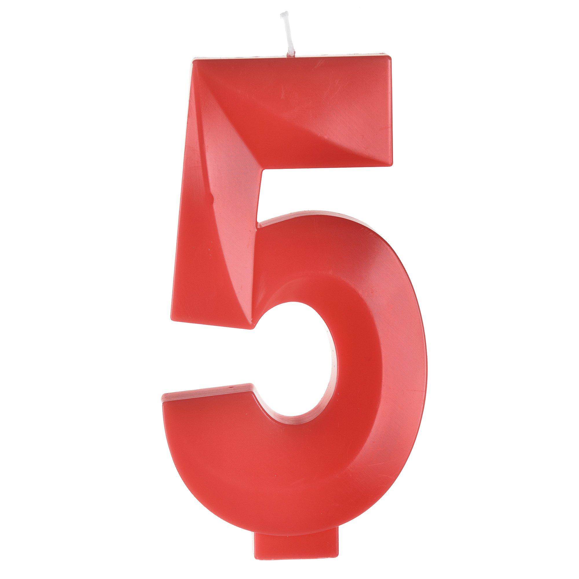 Faceted Number (0-9) Birthday Candle. 5.25in - Image 16
