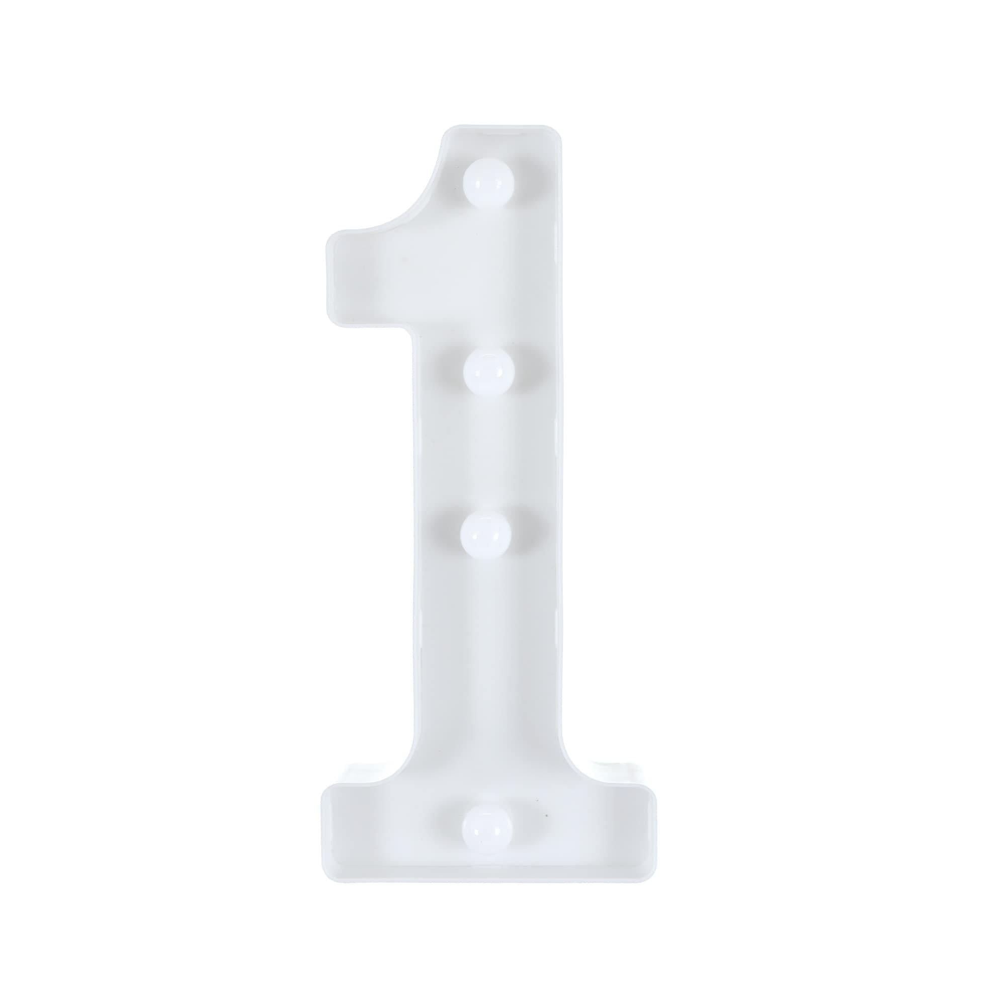 Light-Up Standing Number (0-9). 8in - Image 3