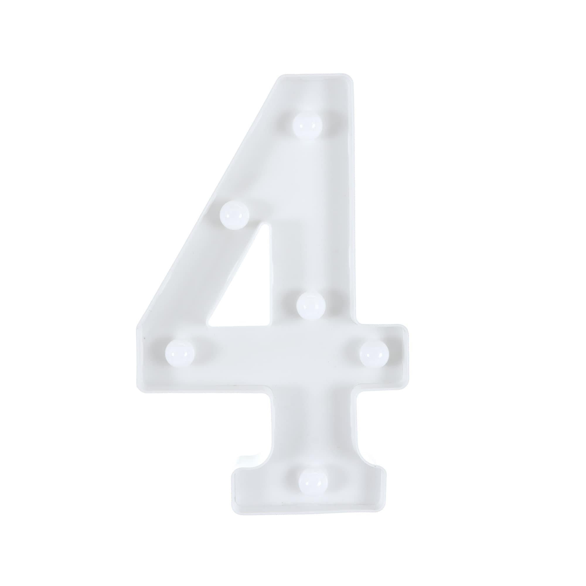 Light-Up Standing Number (0-9). 8in - Image 10