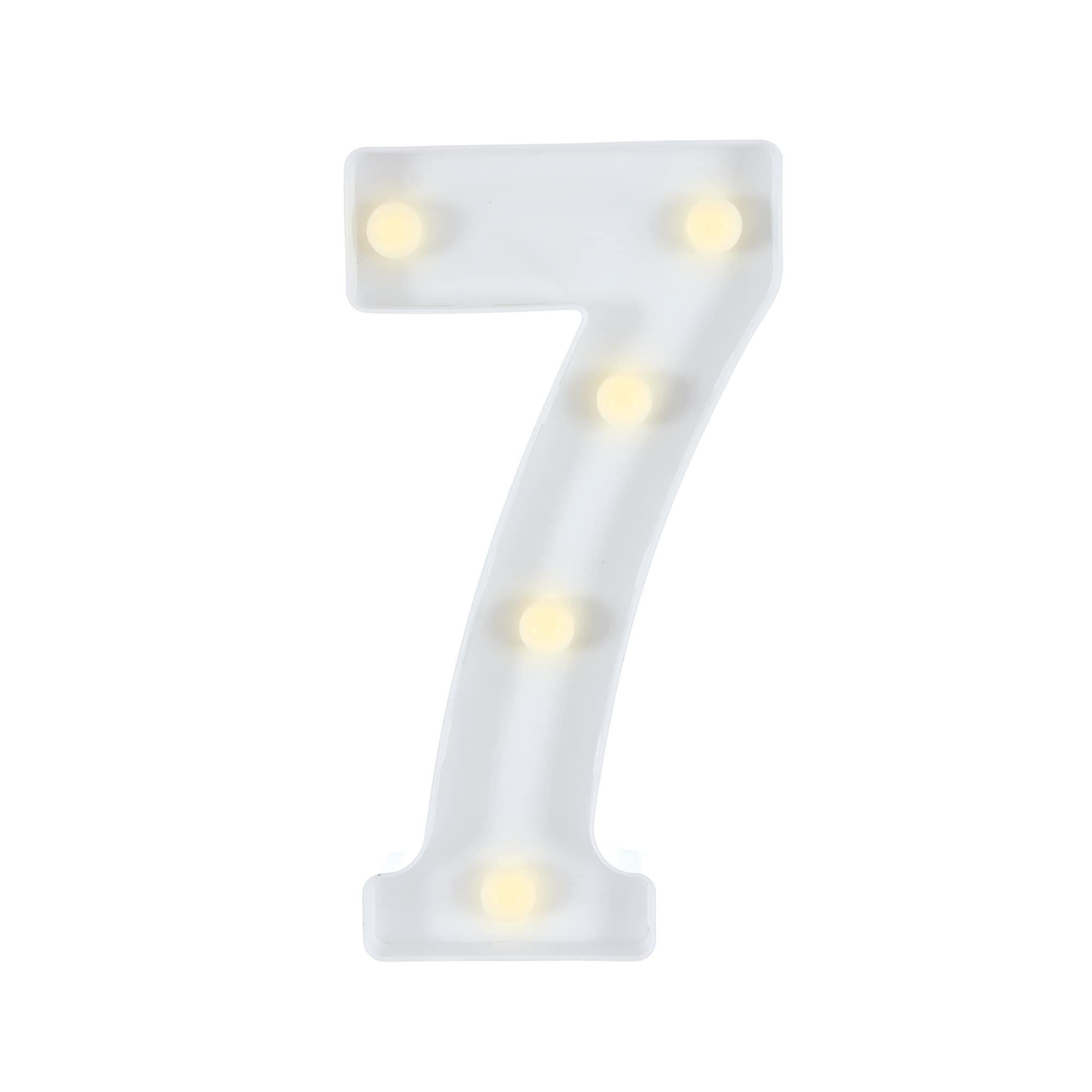 Light-Up Standing Number (0-9). 8in - Image 17