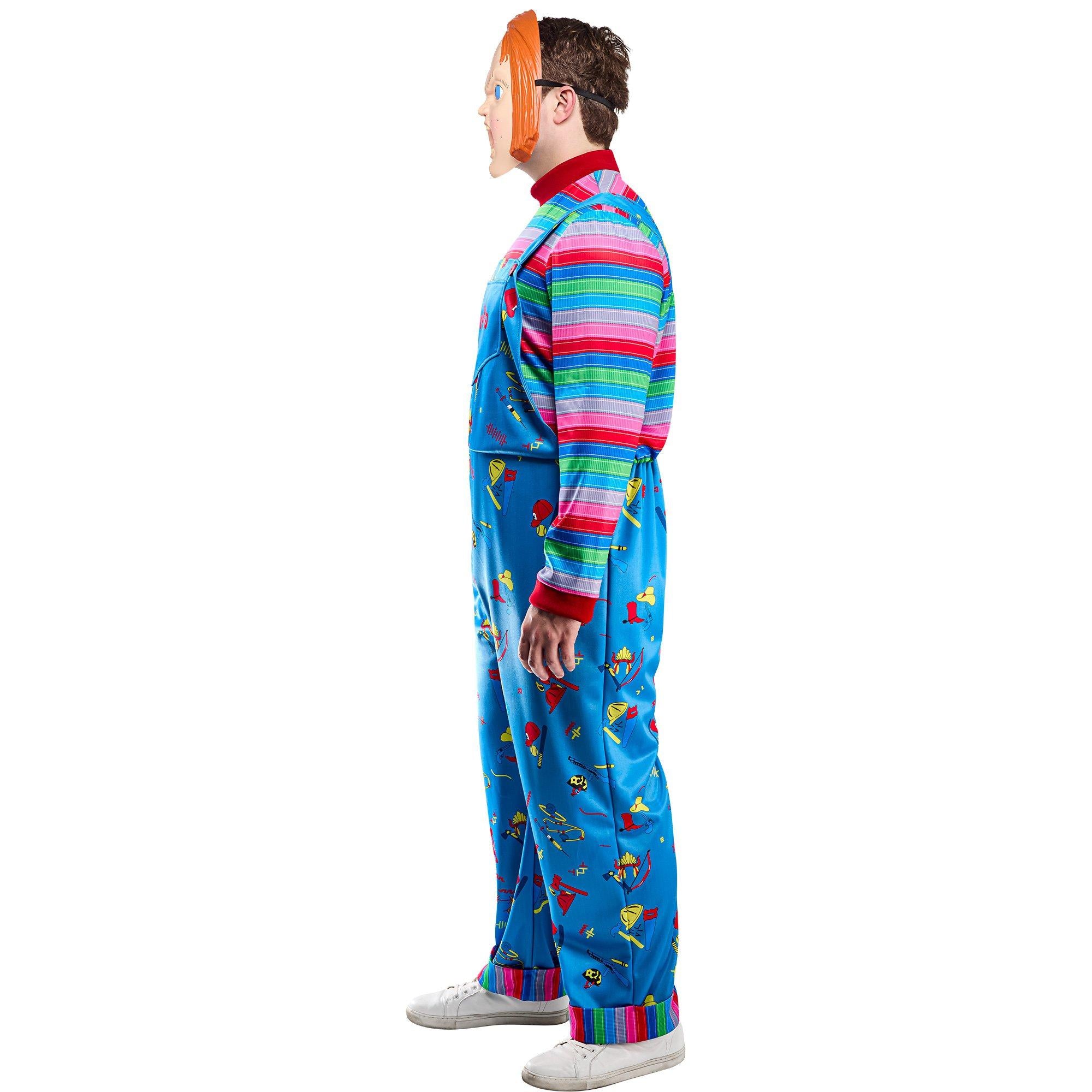 Men's Big and Tall Child's Play 2 Chucky Costume with Mask - Image 3