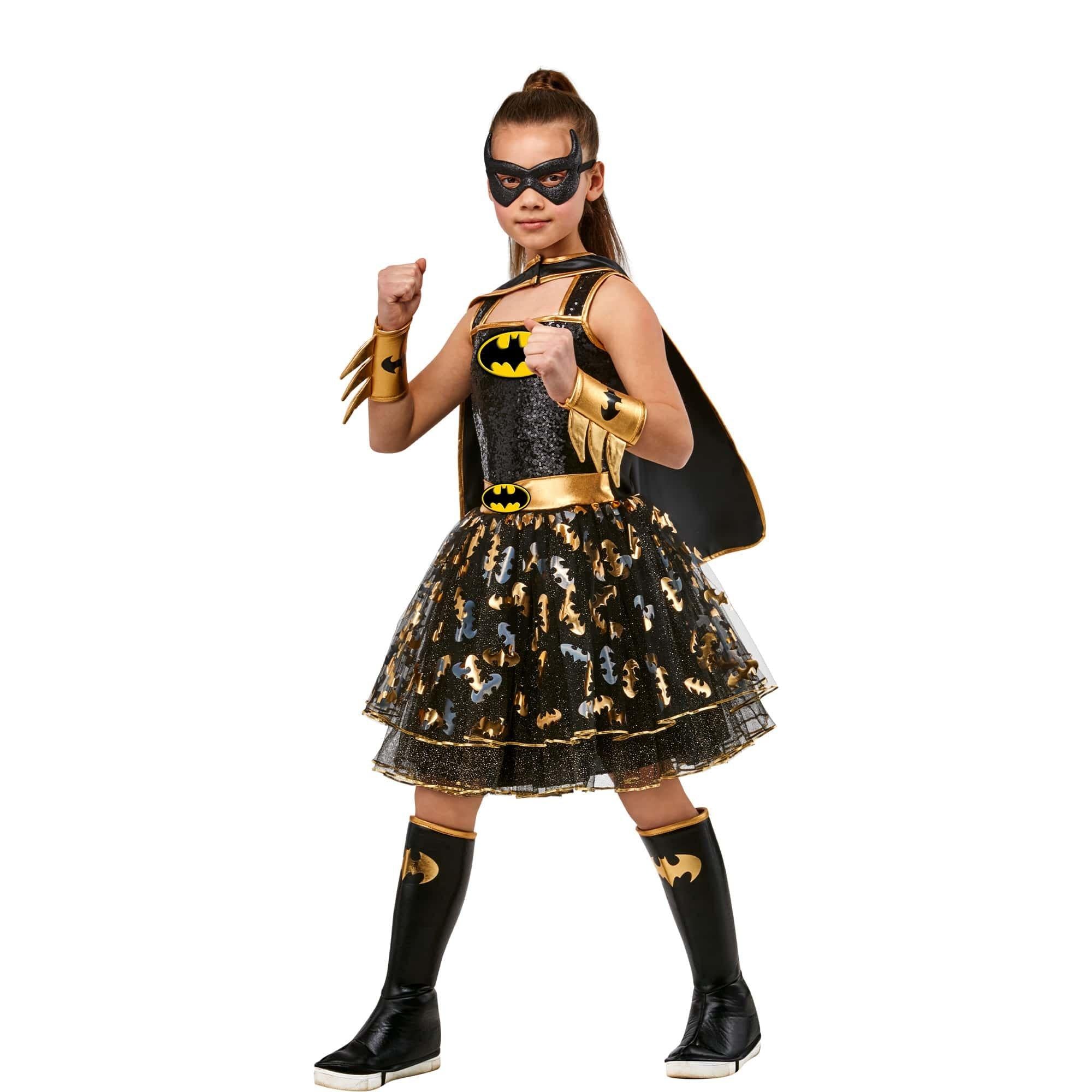 Girls' Sequin DC Comics Batgirl Costume - Deluxe - Image 5