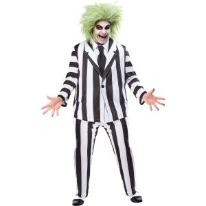 Men's Big and Tall Beetlejuice Classic Costume