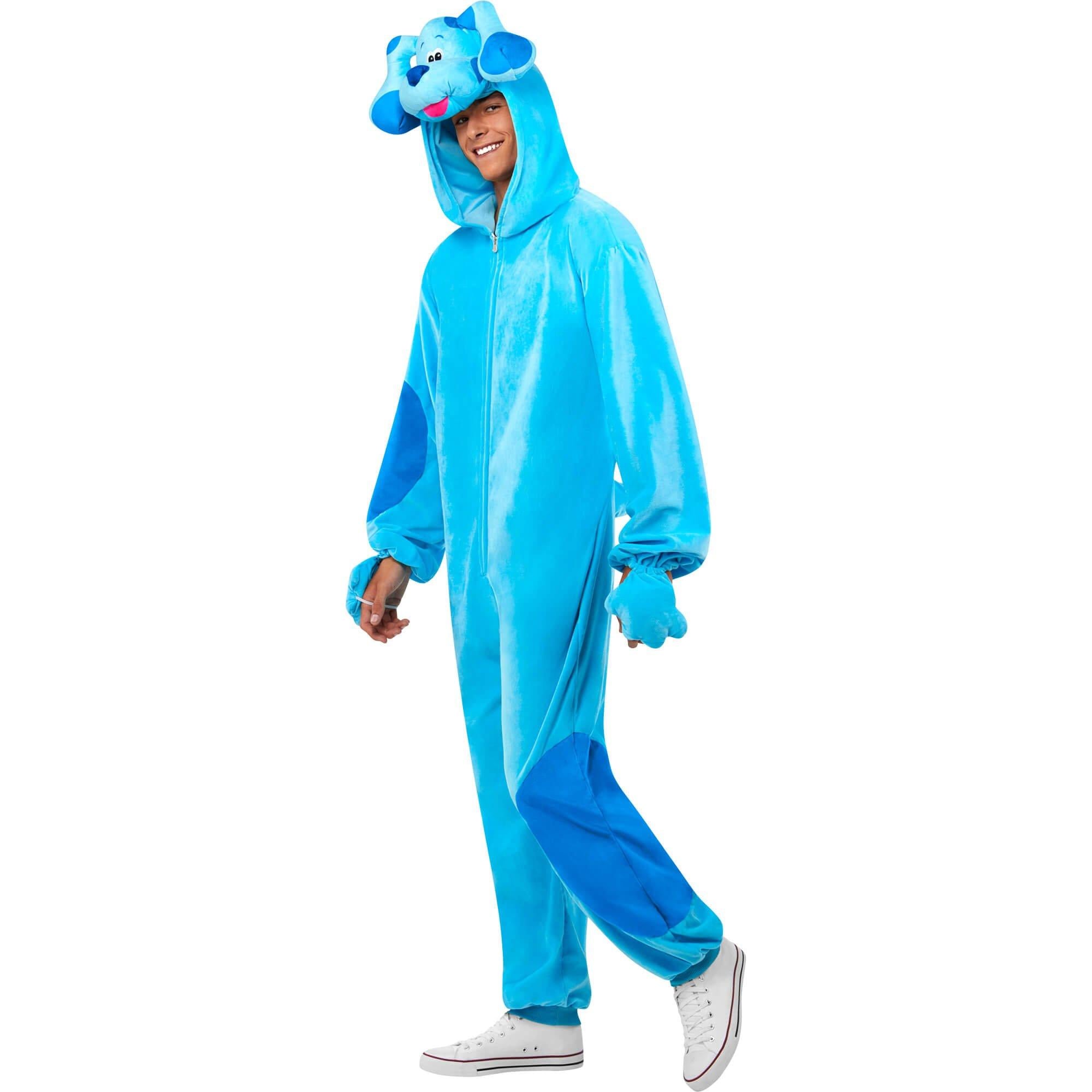 Adult Blue's Clues Blue Zipsters Costume - Image 2