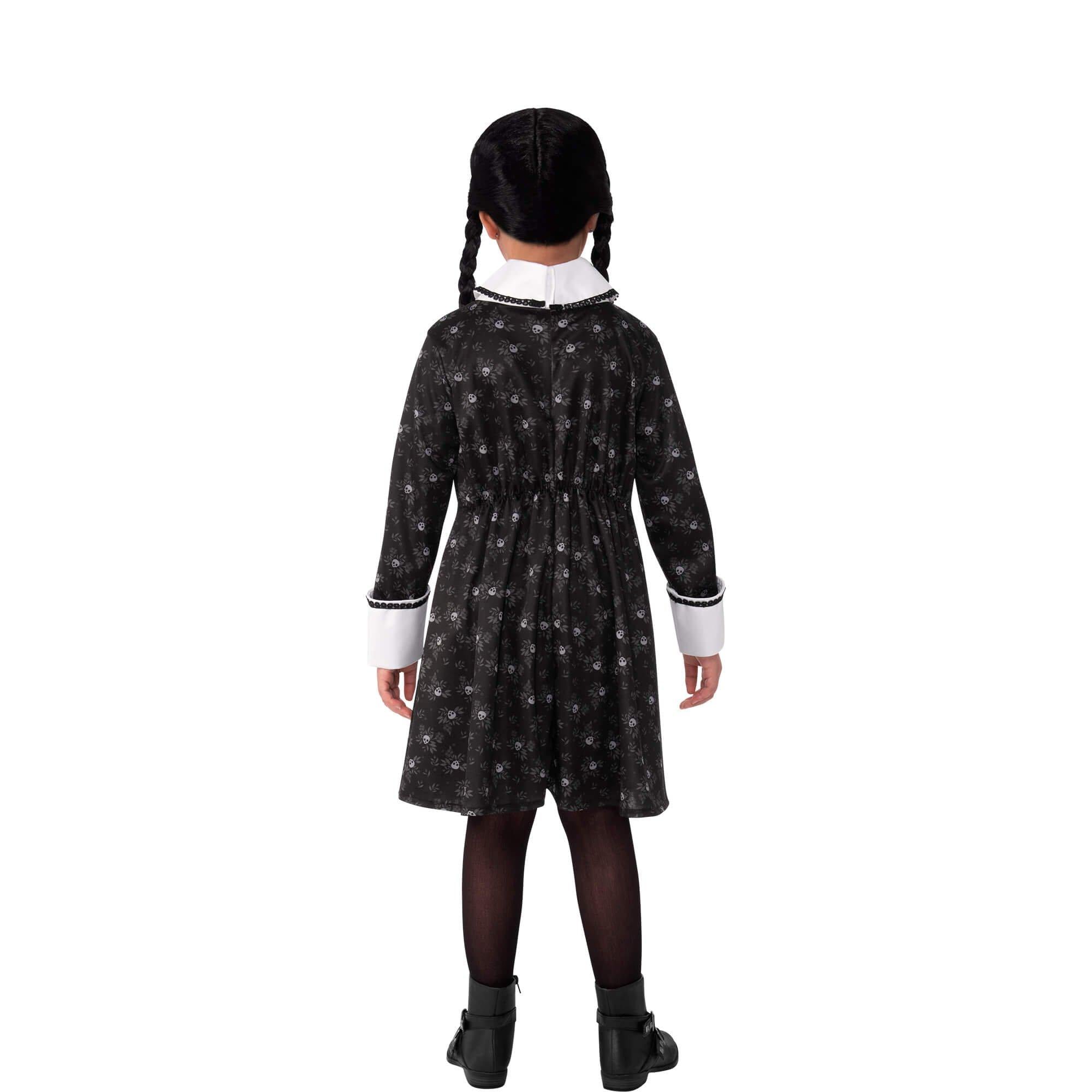 Kids Addams Family Wednesday Costume - Image 3