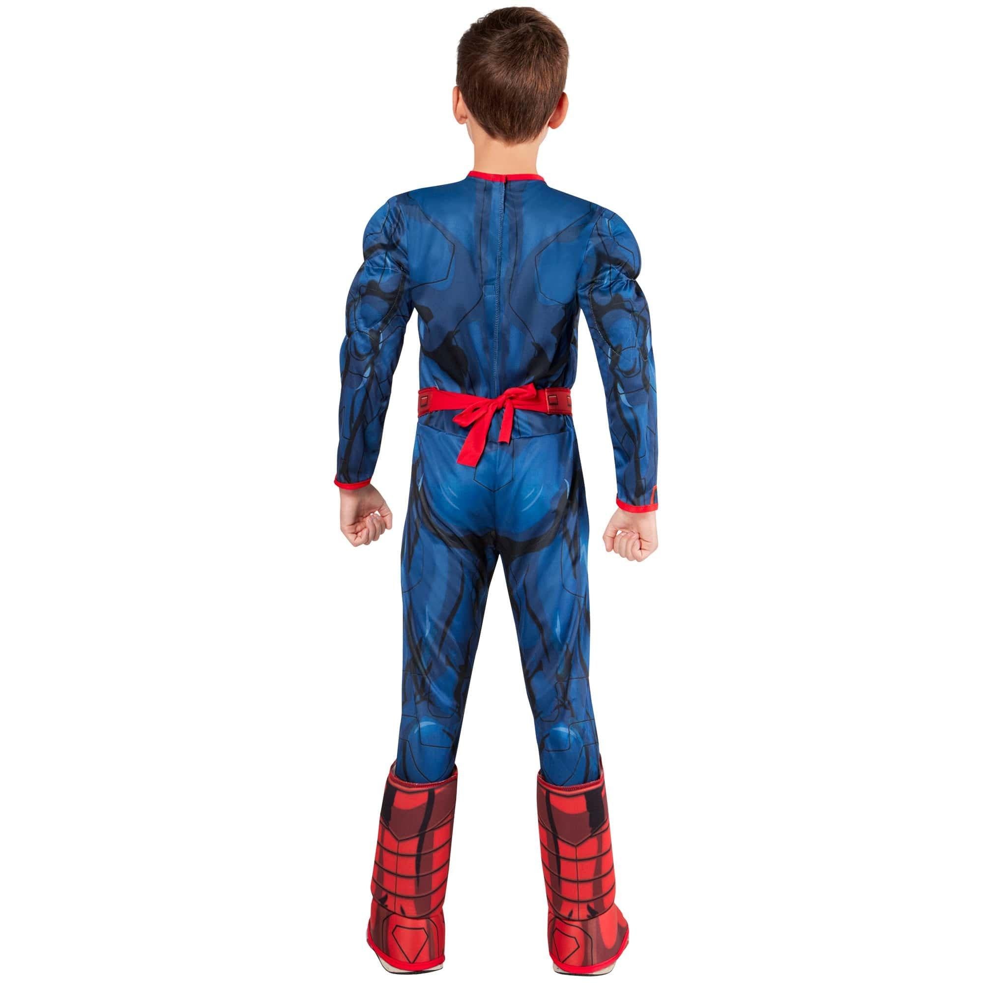 Kids' Superman Muscle Costume with Cape - Image 4