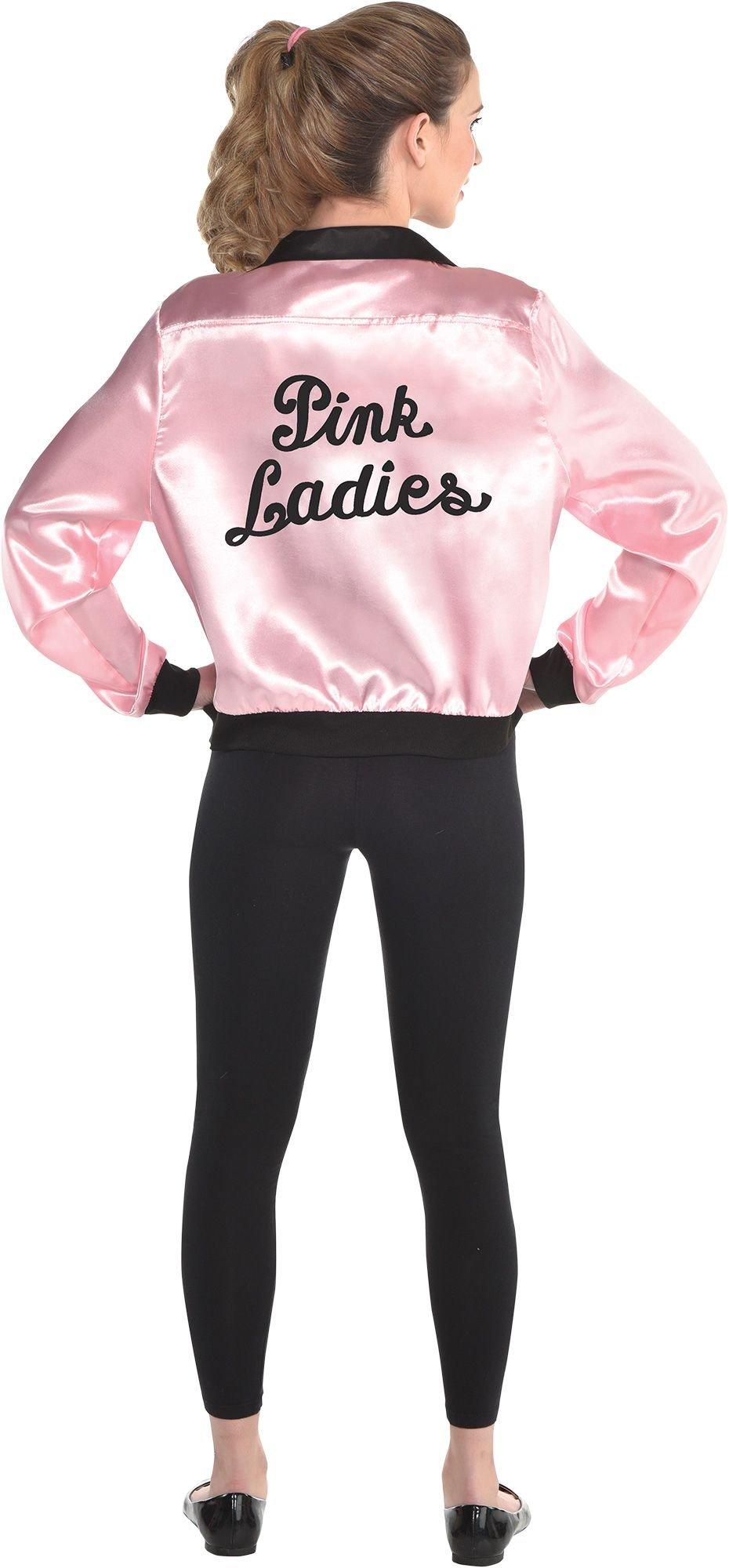 Womens Pink Ladies Jacket - Grease - Image 2