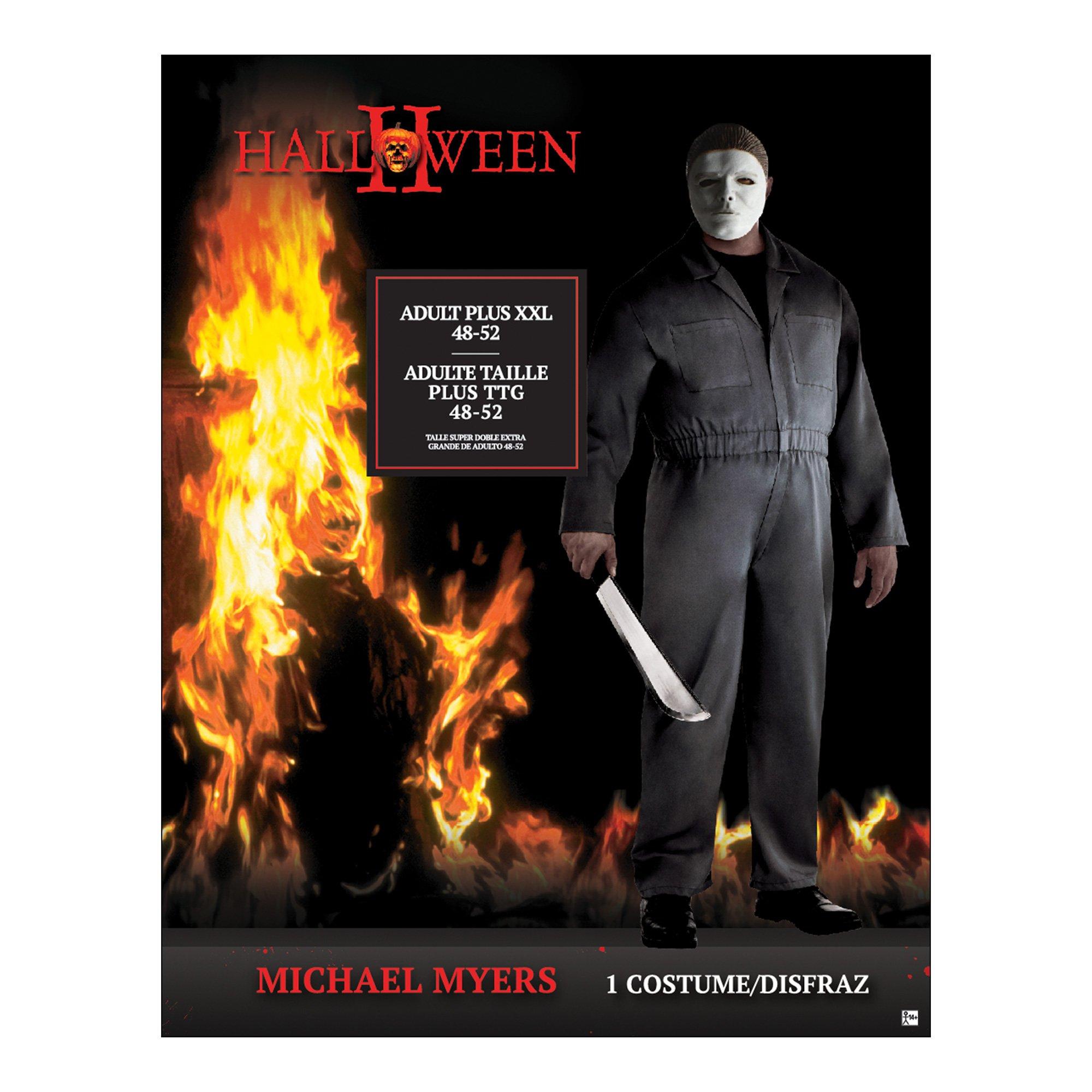 Adult Gray Michael Myers Costume Plus Size - Halloween - Image 4