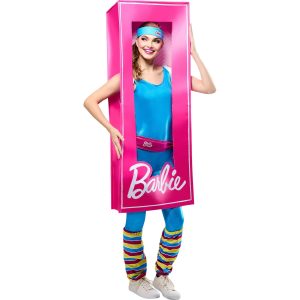 Adult Superstar Barbie Box Costume - Mattel