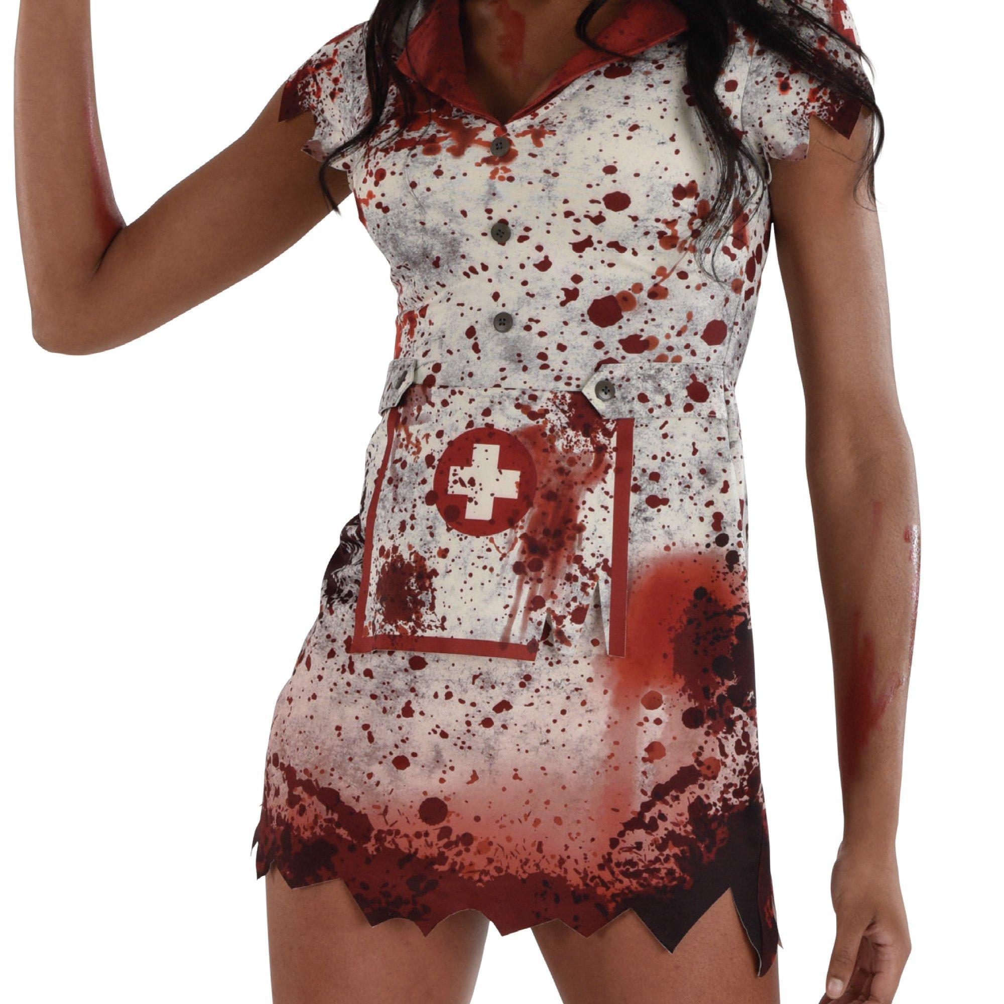 Adult Horror Nurse Costume - Image 5